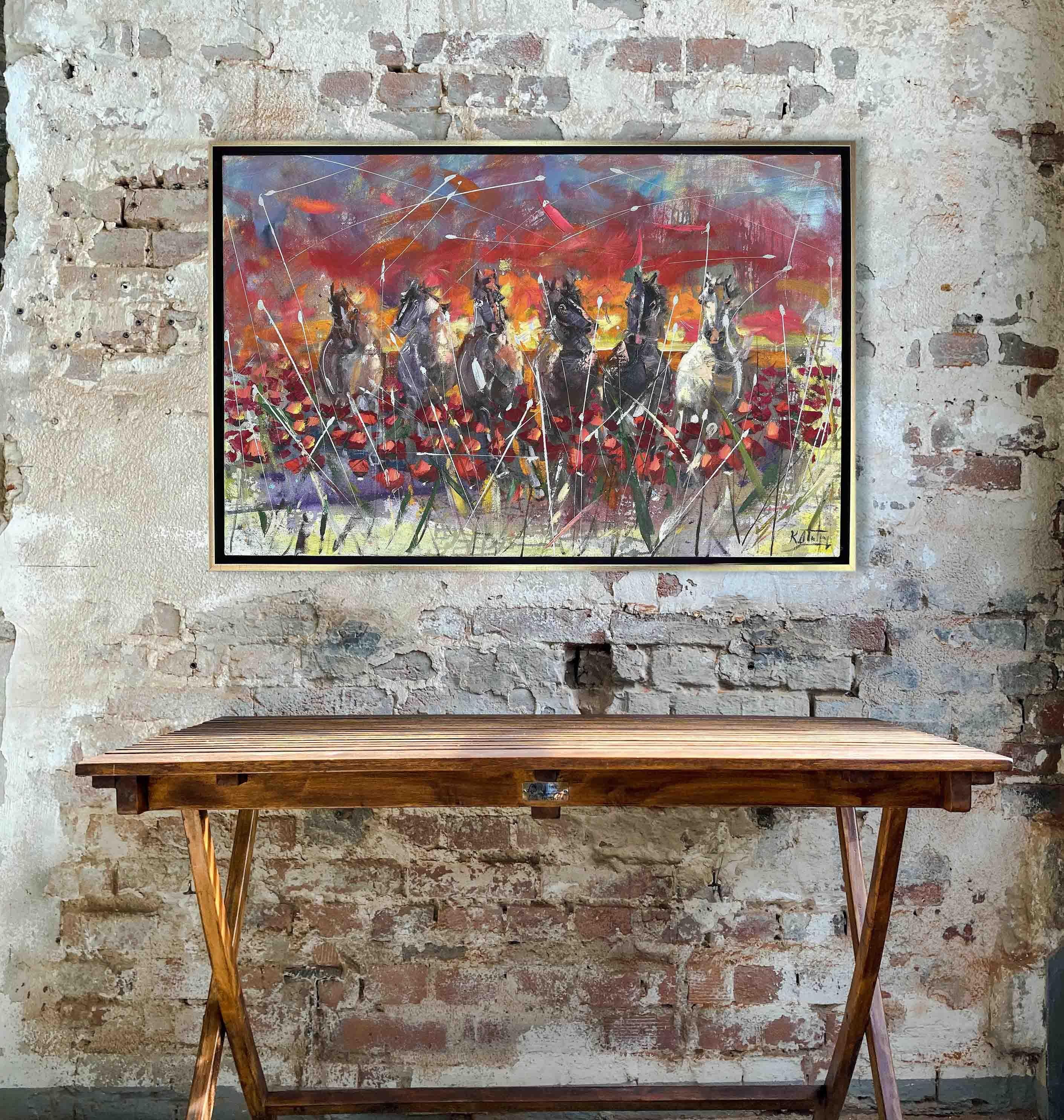 Heybetli Atlar | Yağlı Boya Tablo