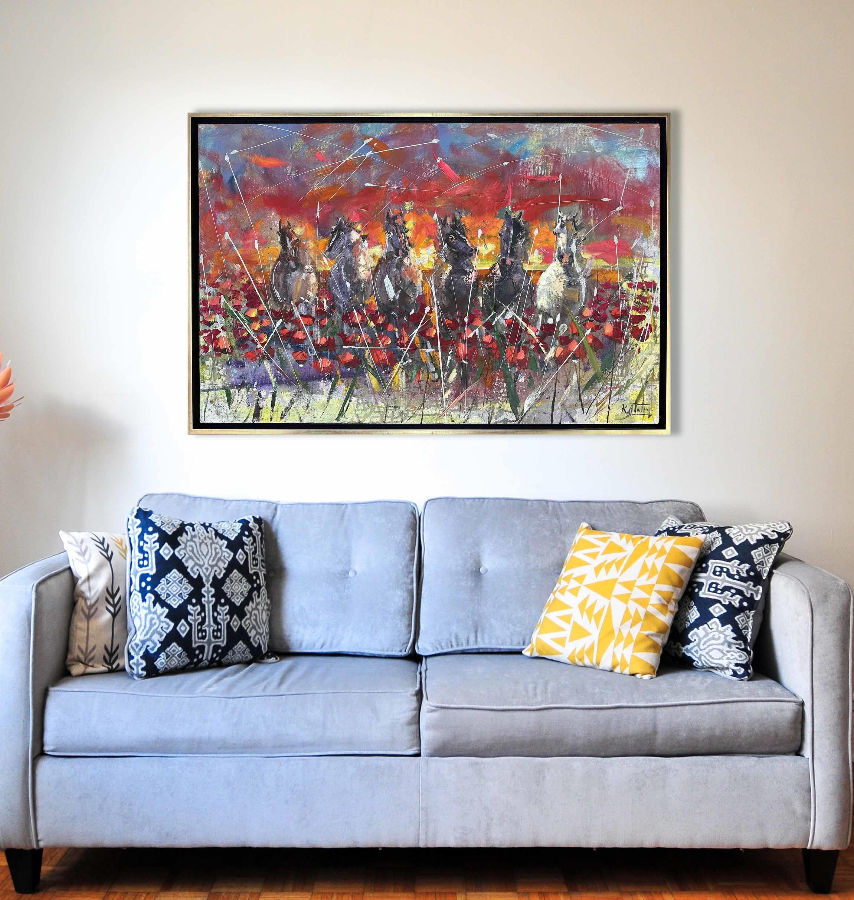 Heybetli Atlar | Yağlı Boya Tablo