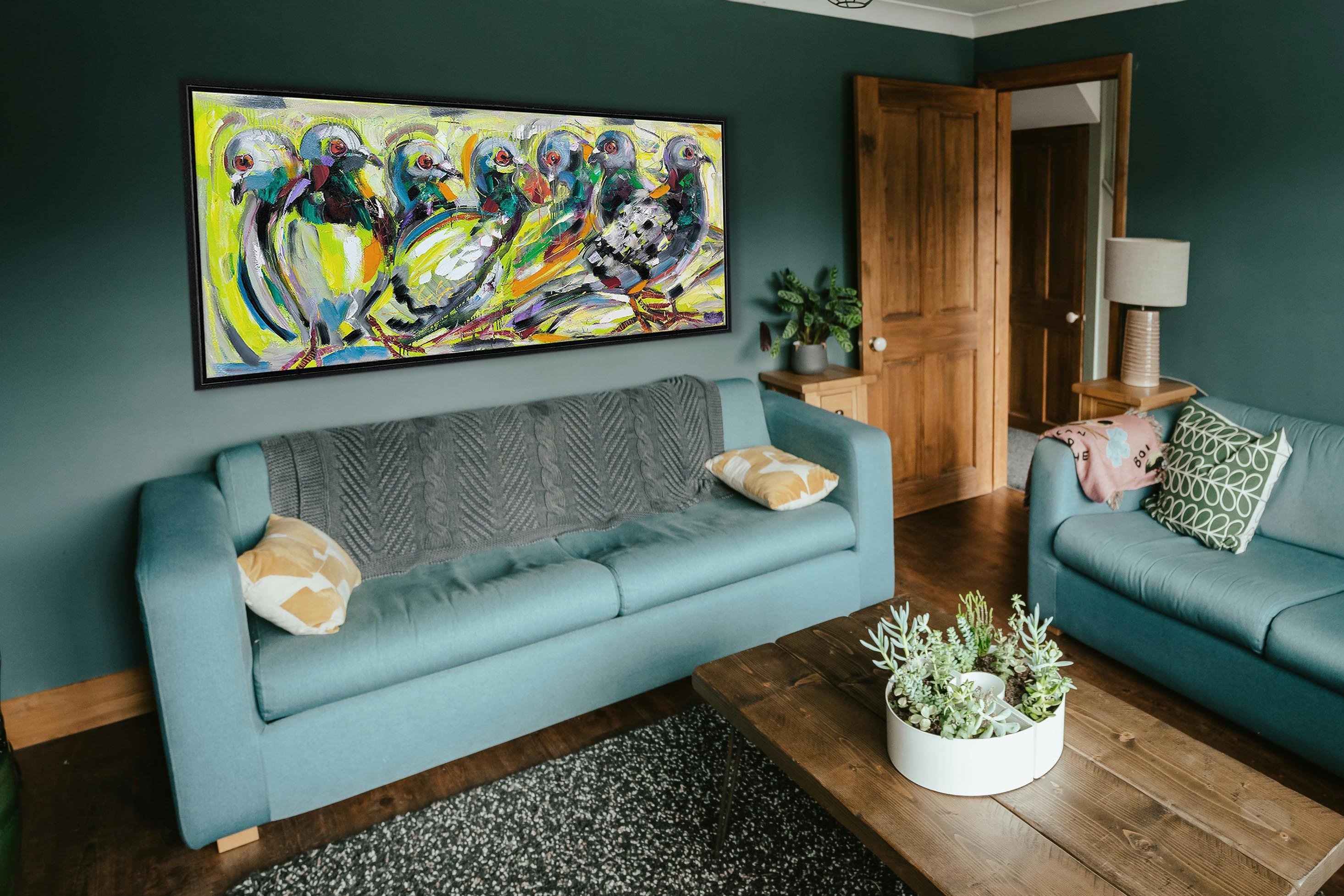 Huzur Güvercinleri | Yağlı Boya Tablo