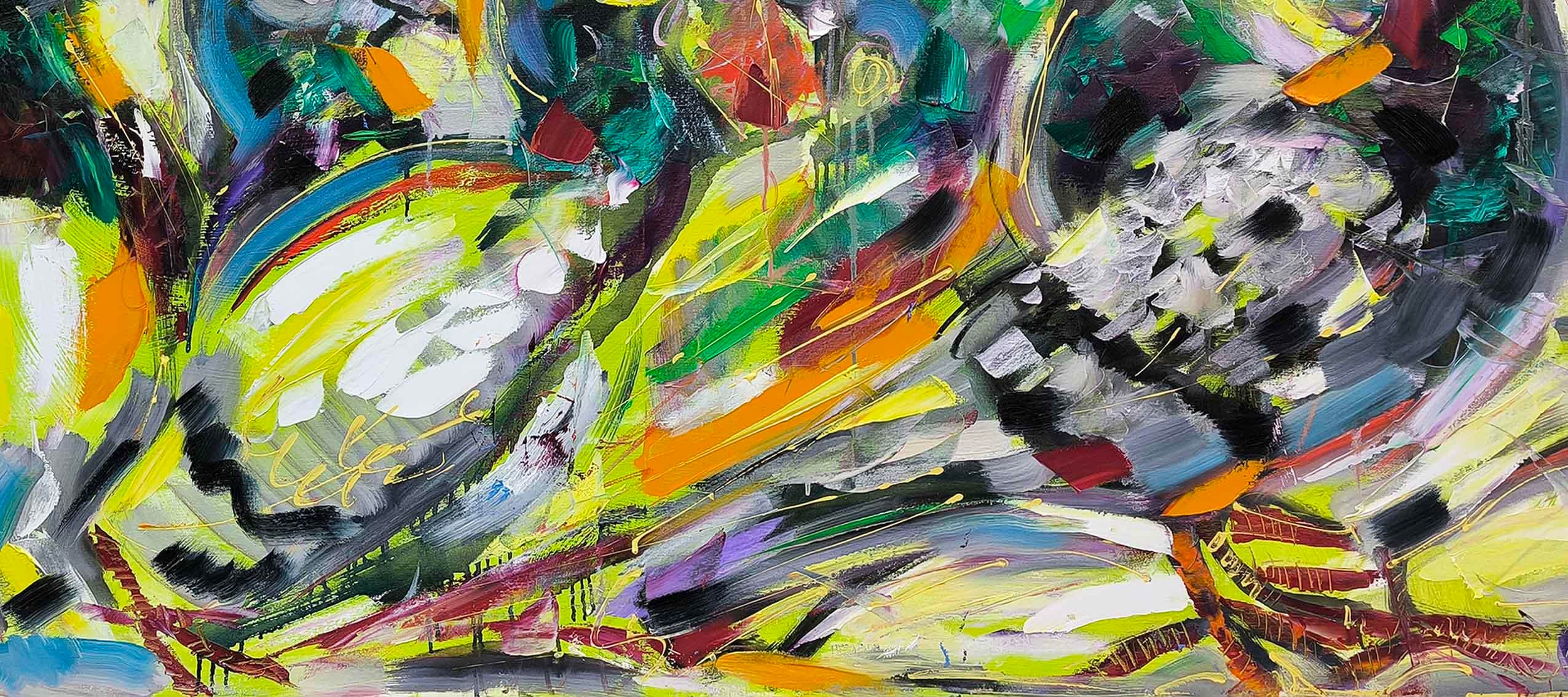 Huzur Güvercinleri | Yağlı Boya Tablo