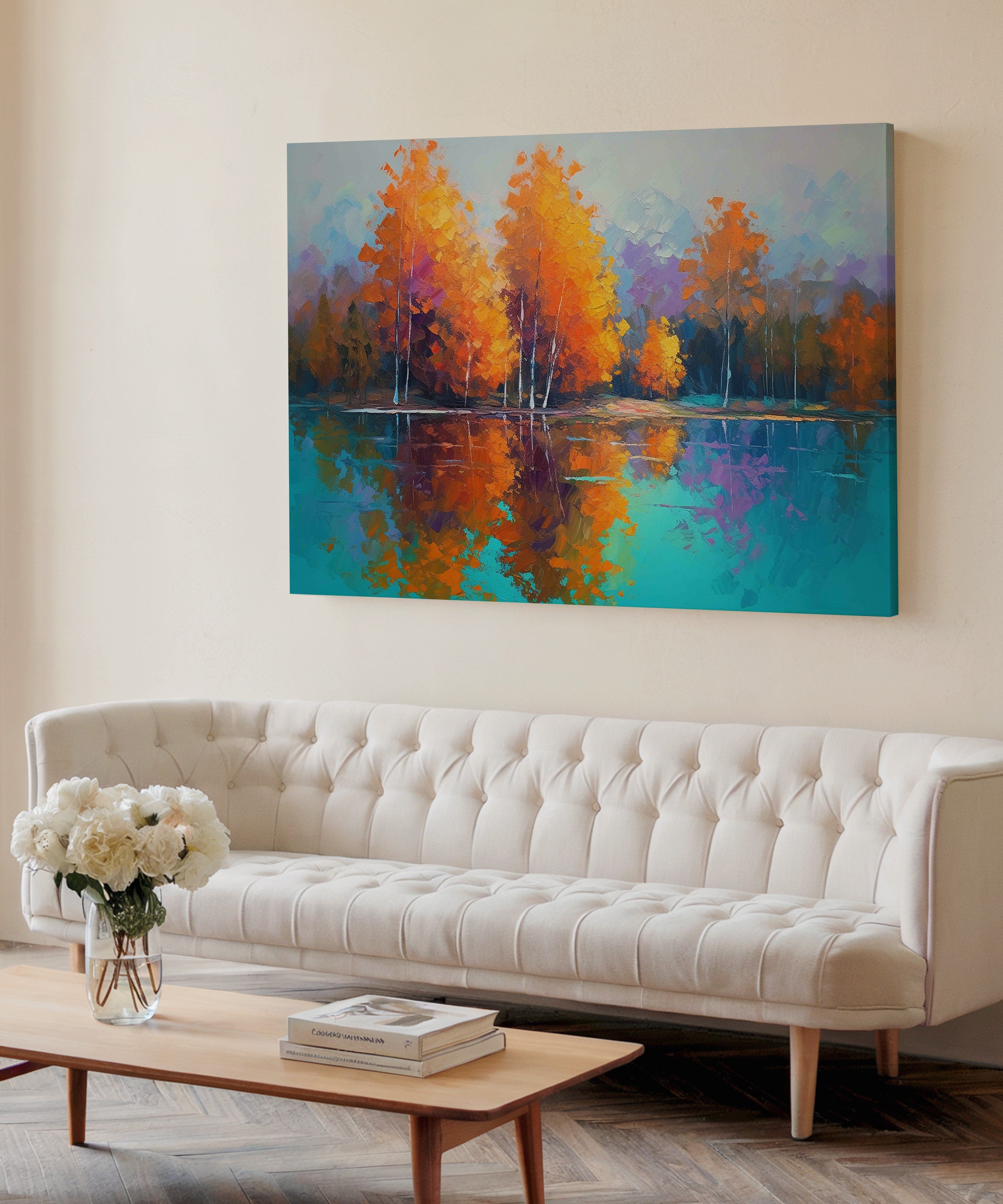 İkinci Mevsim | Yağlı Boya Dokulu Canvas Baskı