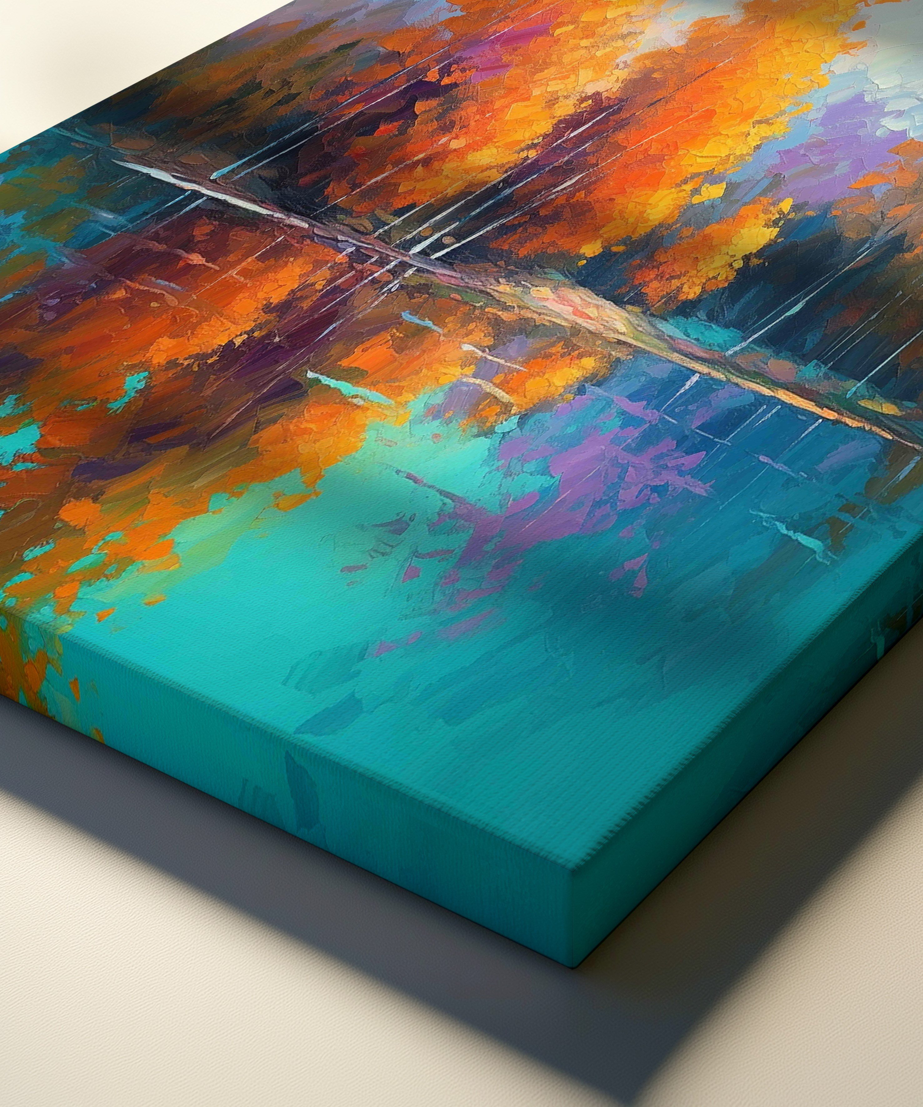 İkinci Mevsim | Yağlı Boya Dokulu Canvas Baskı