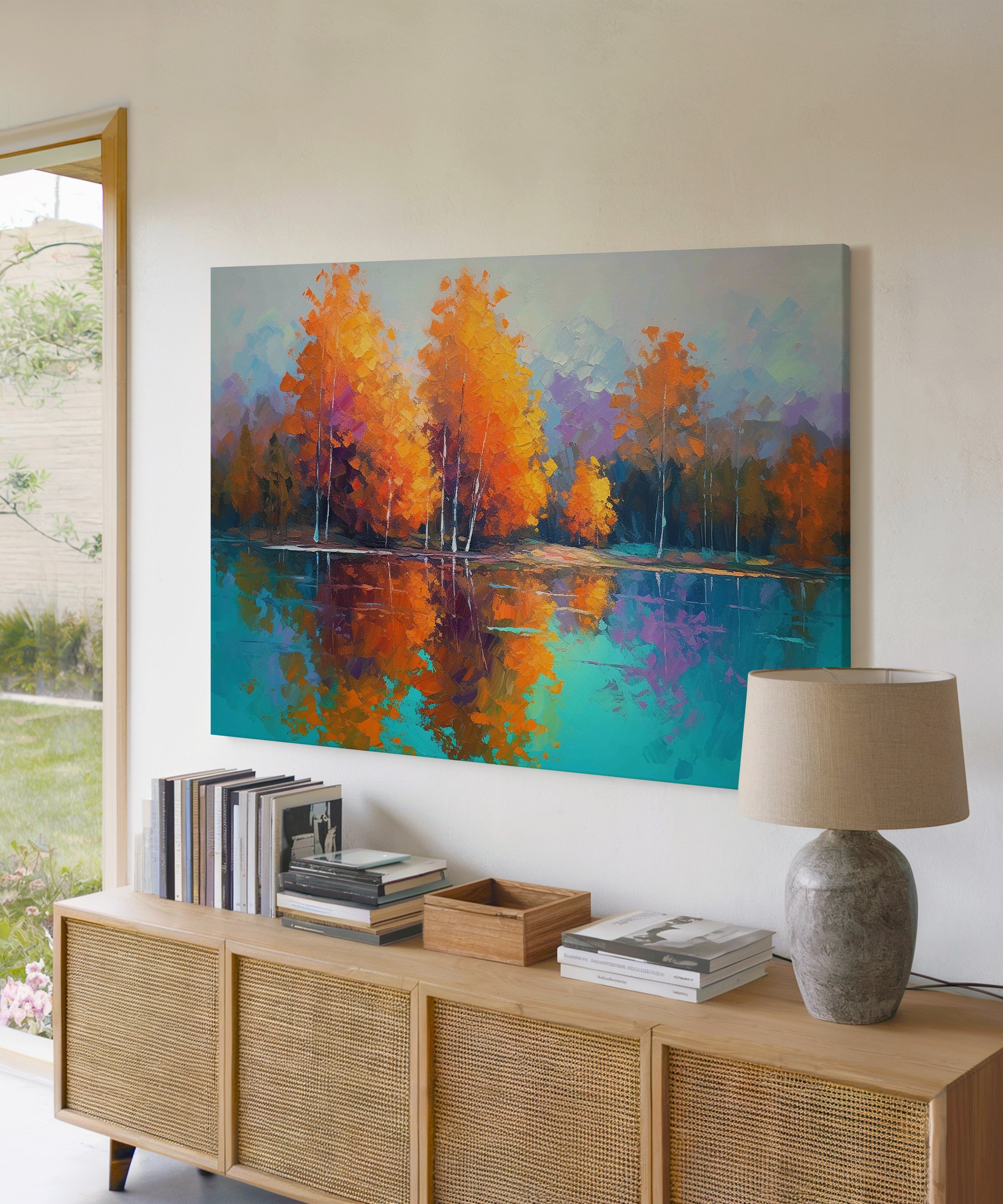 İkinci Mevsim | Yağlı Boya Dokulu Canvas Baskı