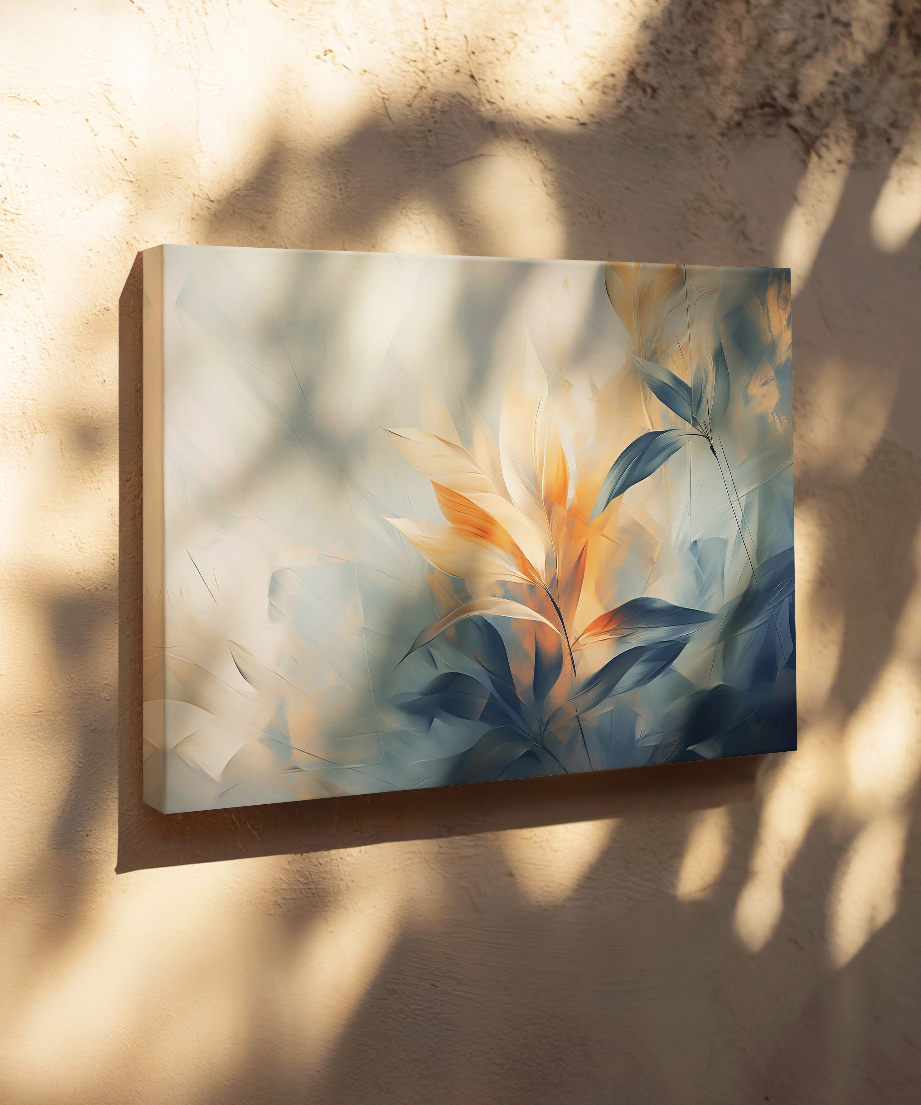Işığın Fısıltısı | Yağlı Boya Dokulu Canvas Baskı