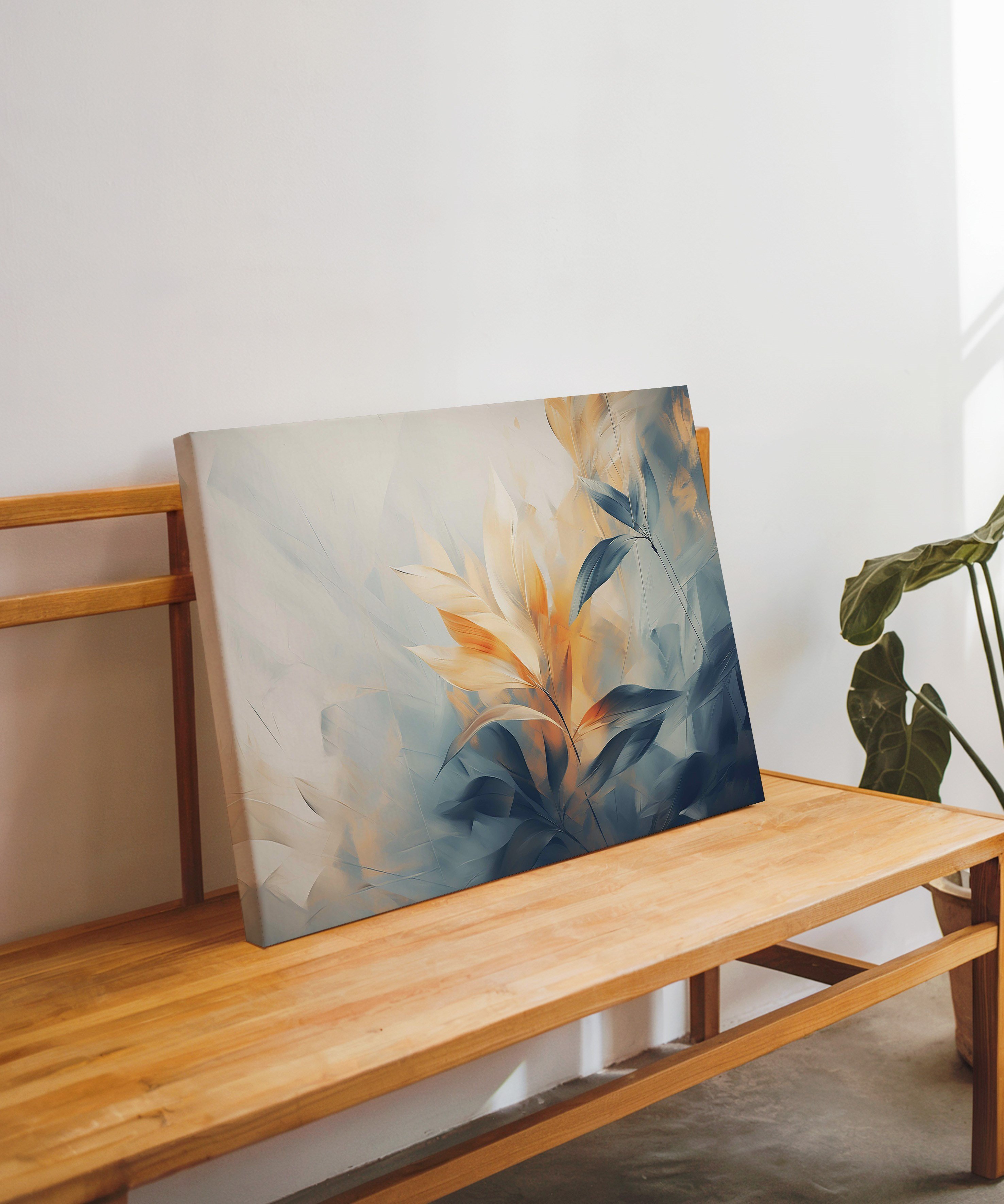 Işığın Fısıltısı | Yağlı Boya Dokulu Canvas Baskı