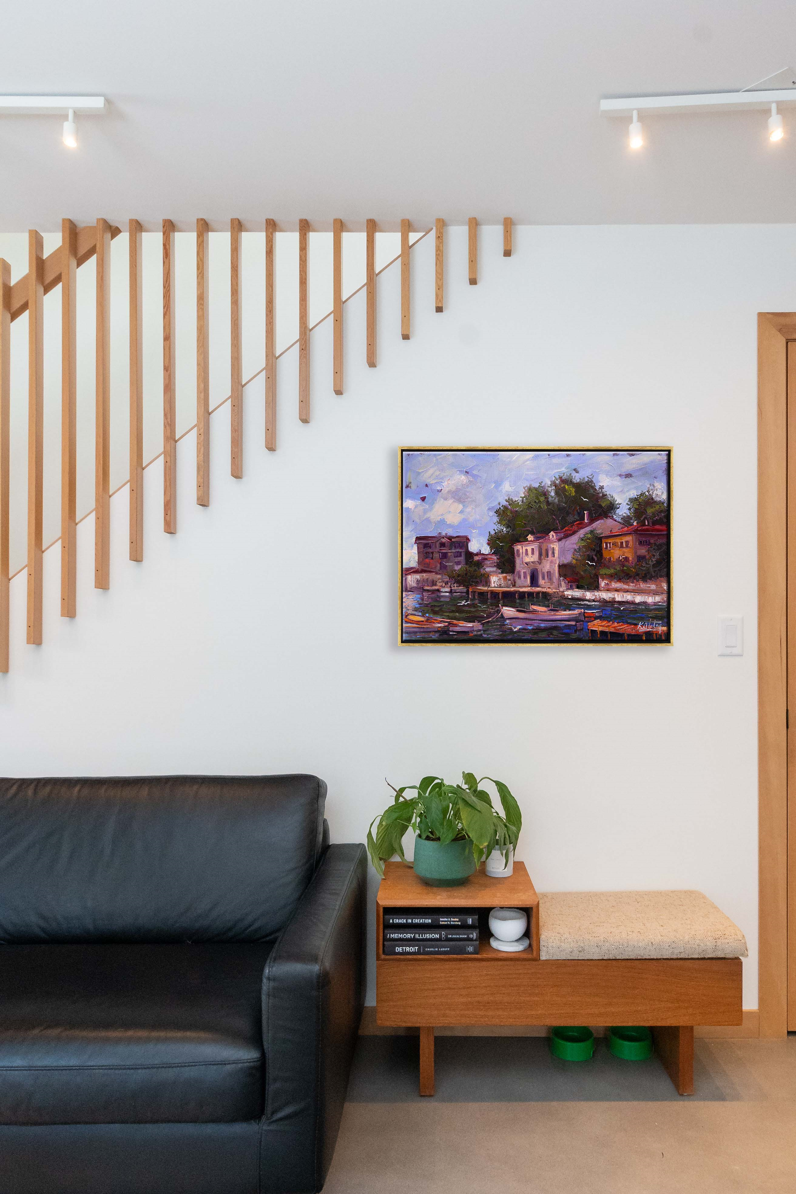 İskeledeki Sandallar | Yağlı Boya Tablo