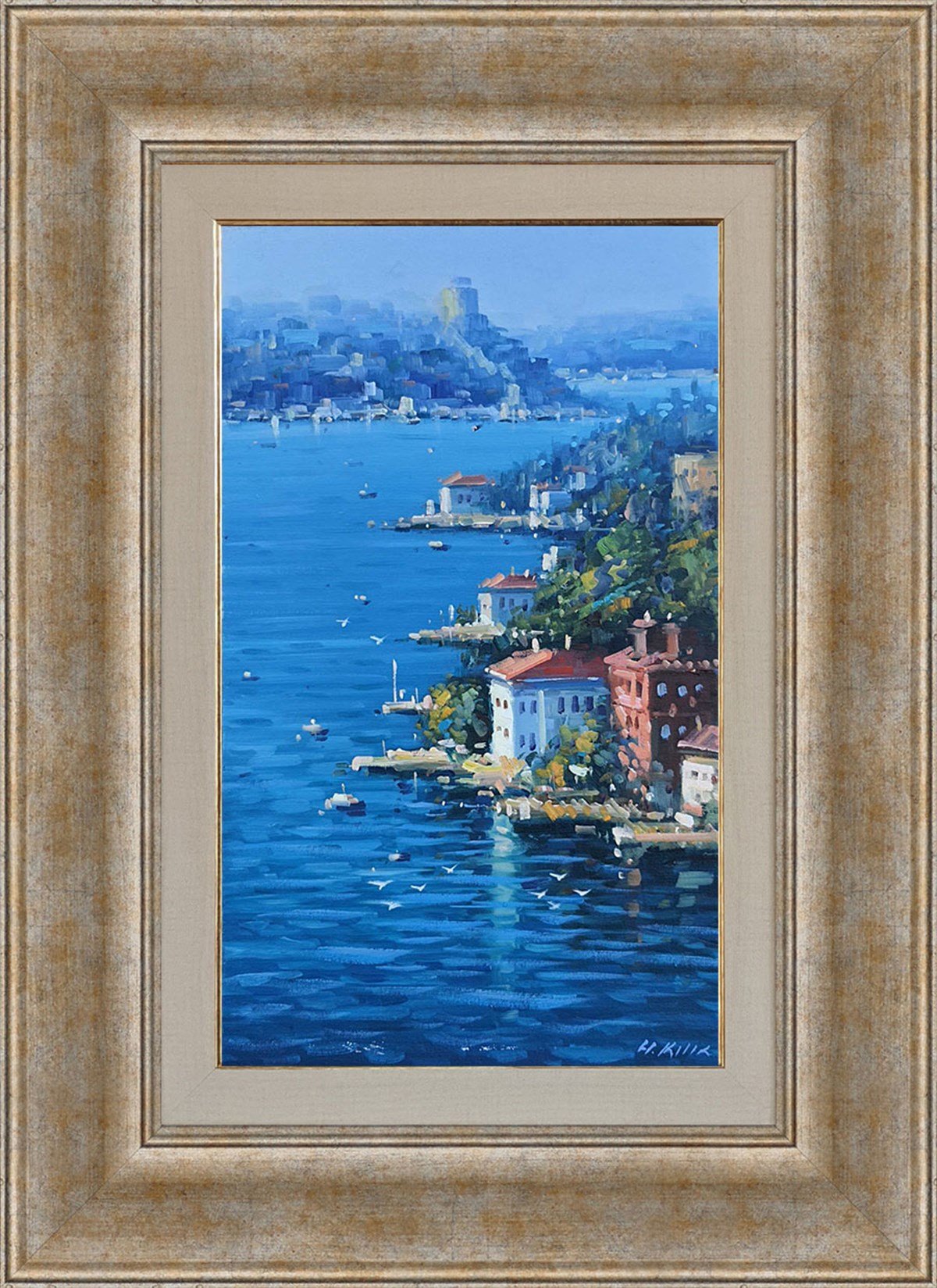 İstanbul Boğazı | Yağlı Boya TabloKüçük ebat tablolar
