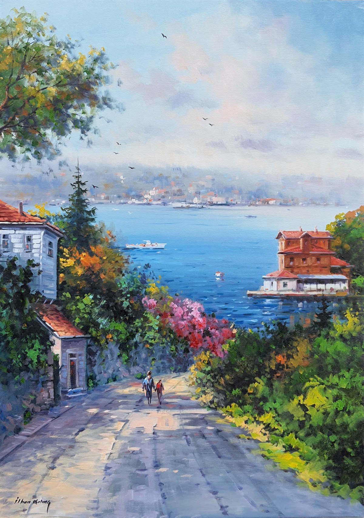 İstanbul Sokak | Yağlı Boya TabloYAĞLI BOYA ESERLER