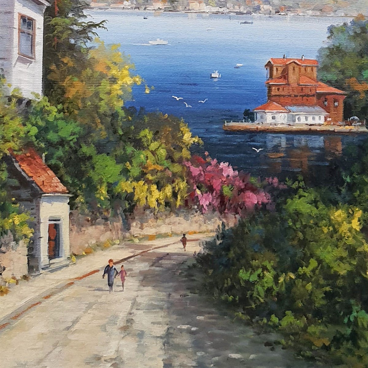 İstanbul Sokaklar | Yağlı Boya TabloYAĞLI BOYA ESERLER
