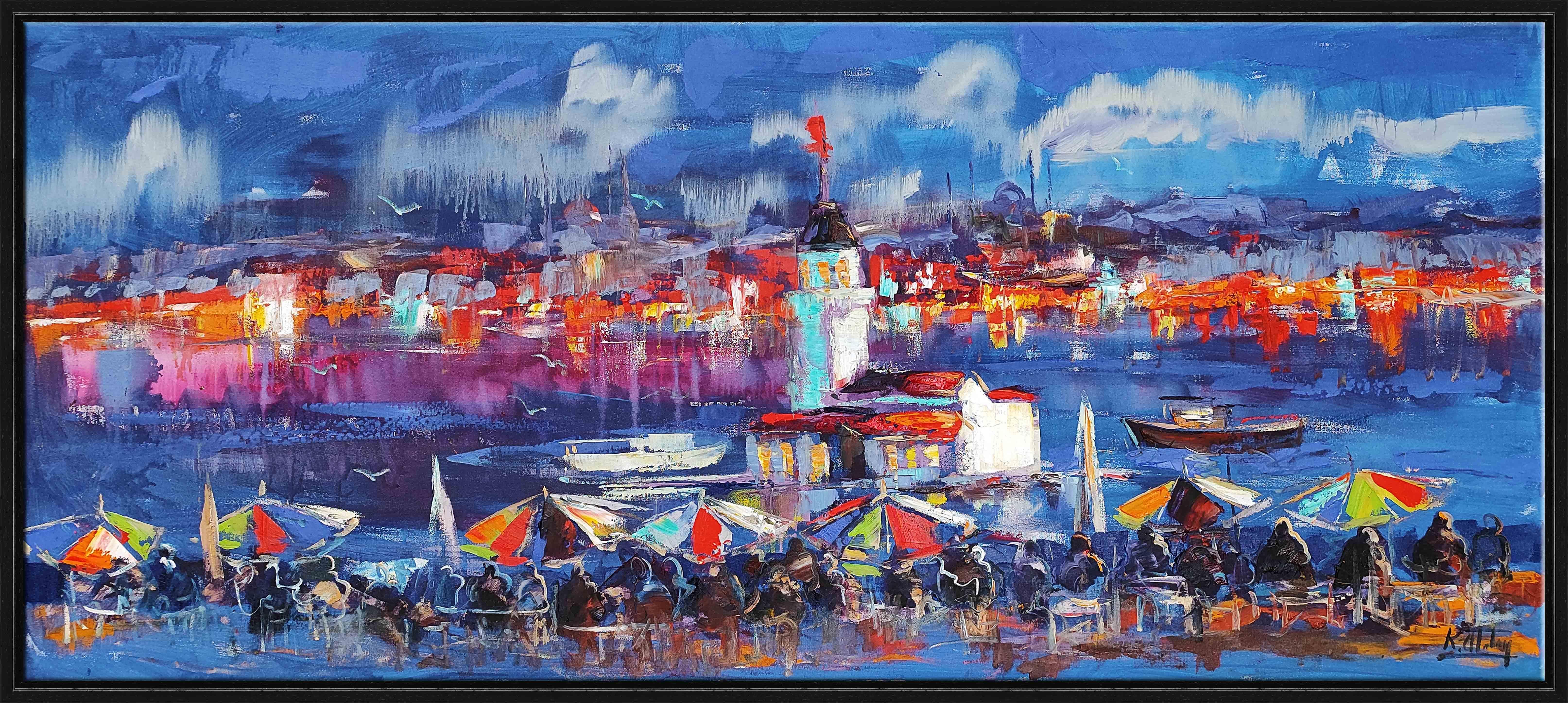 İstanbul Temalı Yağlı Boya Tablolarkozaart galeri | El yapımı orjinal yağlı boya tablo satış sitesi