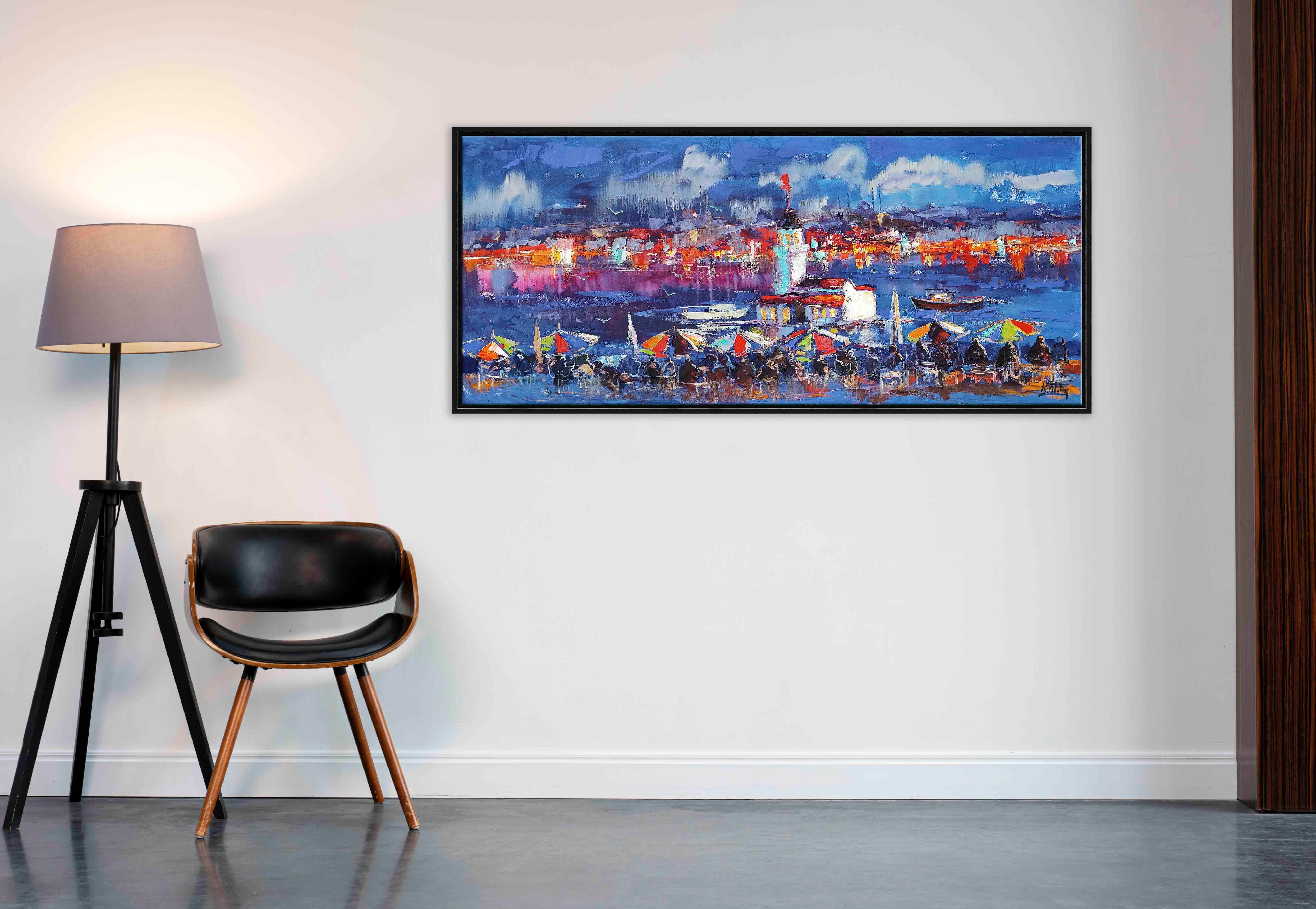 İstanbul Temalı Yağlı Boya Tablolarkozaart galeri | El yapımı orjinal yağlı boya tablo satış sitesi