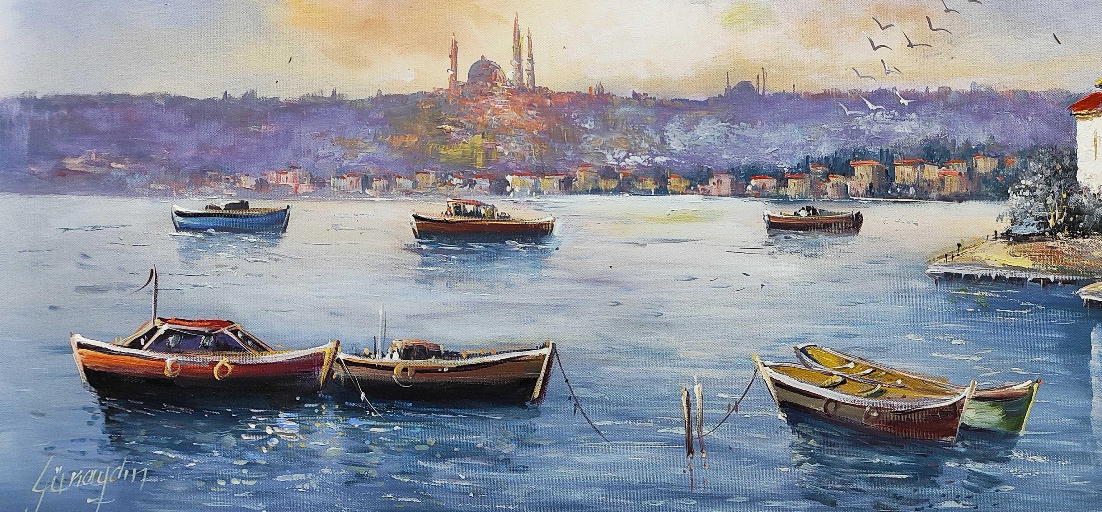 İstanbul Temalı Yağlı Boya Tablolarkozaart galeri | El yapımı orjinal yağlı boya tablo satış sitesi