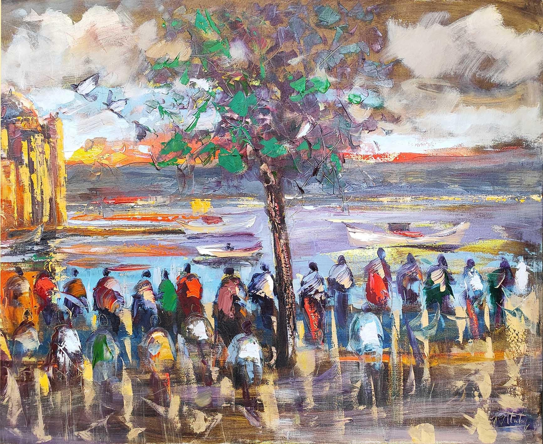 İstanbul Temalı Yağlı Boya Tablolarkozaart galeri | El yapımı orjinal yağlı boya tablo satış sitesi