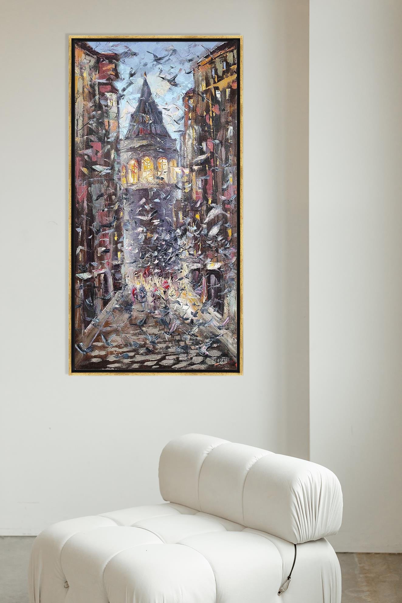 İstanbul Temalı Yağlı Boya Tablolarkozaart galeri | El yapımı orjinal yağlı boya tablo satış sitesi