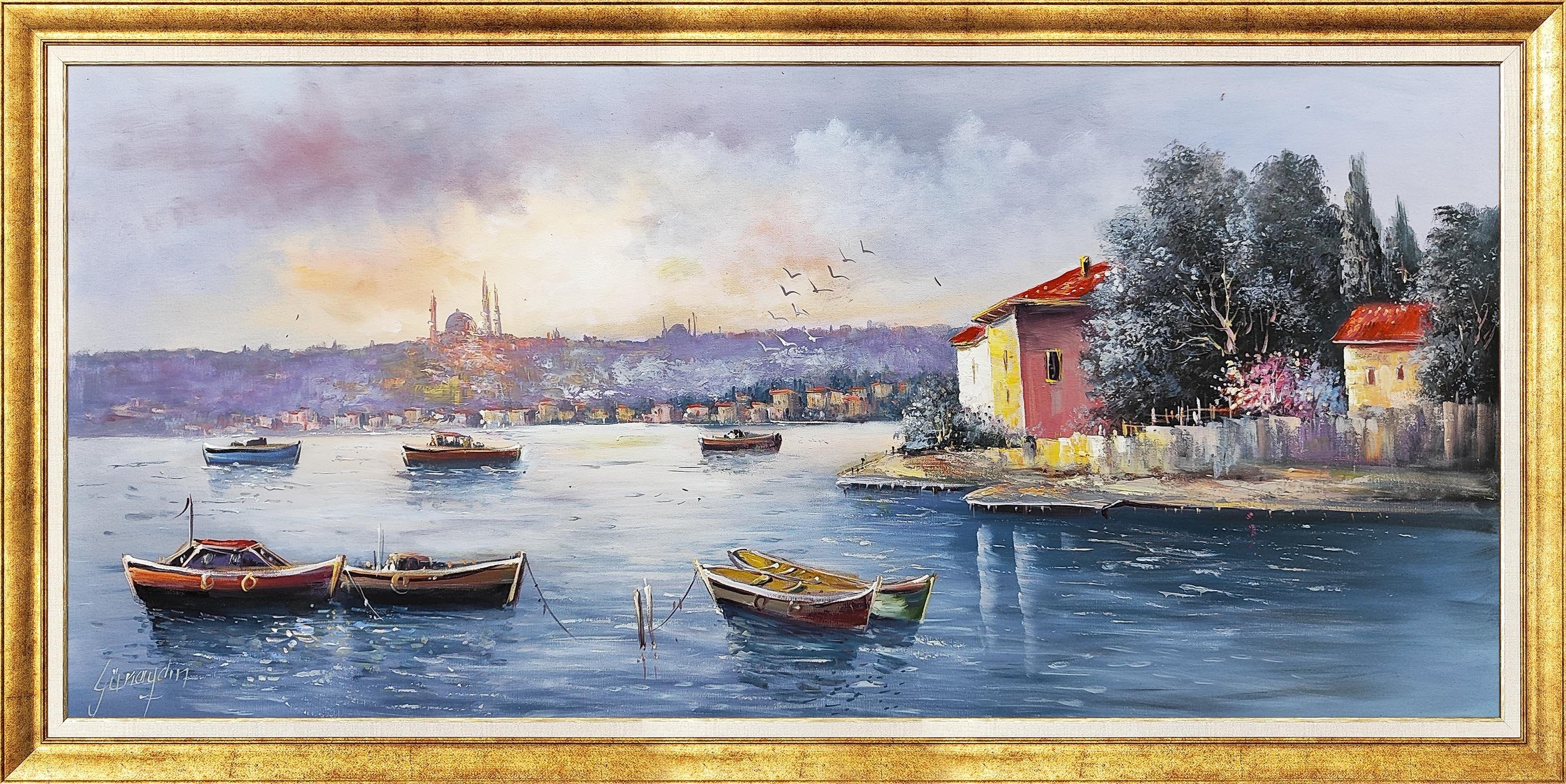 İstanbul Temalı Yağlı Boya Tablolarkozaart galeri | El yapımı orjinal yağlı boya tablo satış sitesi