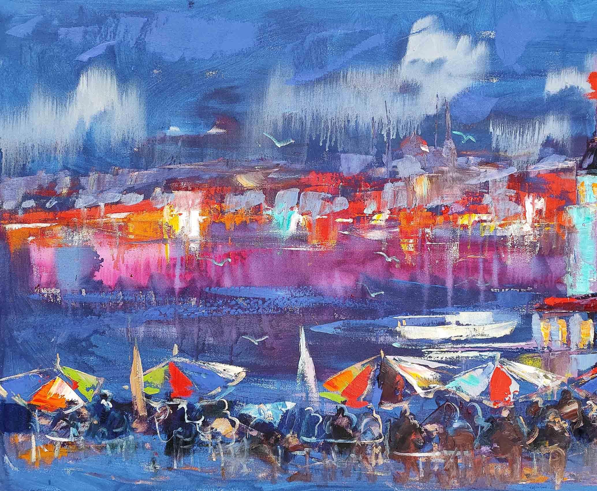 İstanbul Temalı Yağlı Boya Tablolarkozaart galeri | El yapımı orjinal yağlı boya tablo satış sitesi