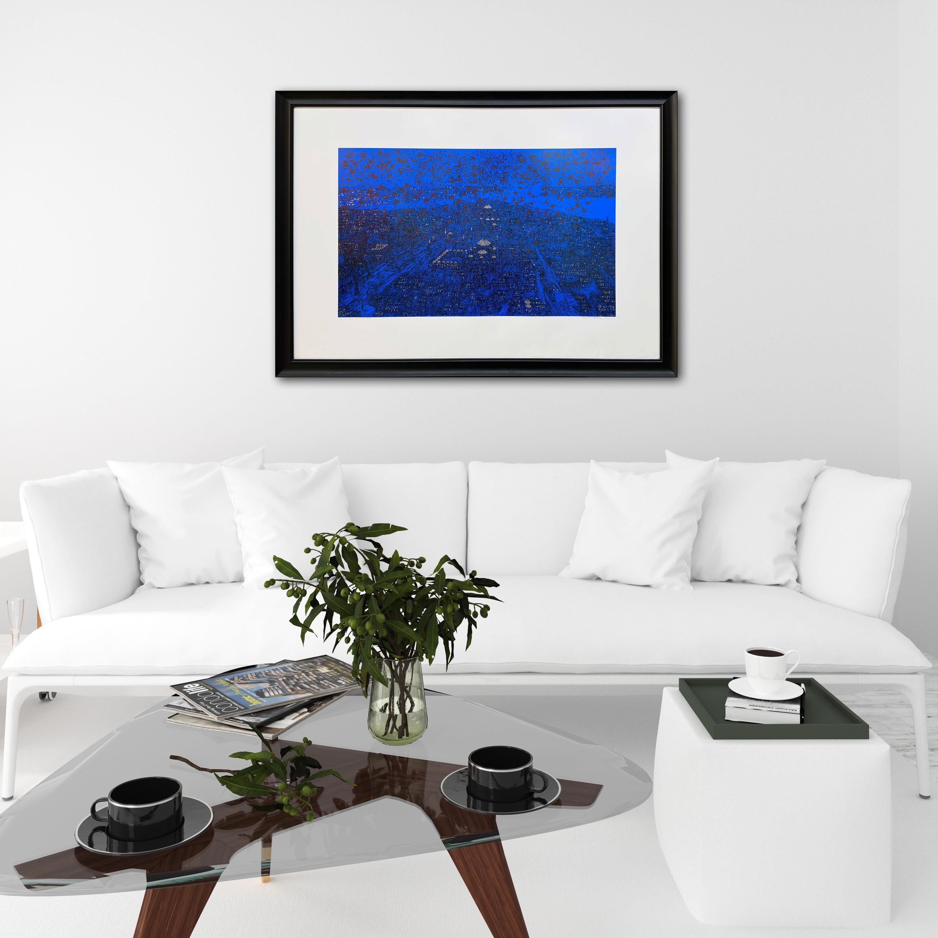 İSTANBULDA KUŞLAR  EA/16  | SERİGRAFİ BASKI