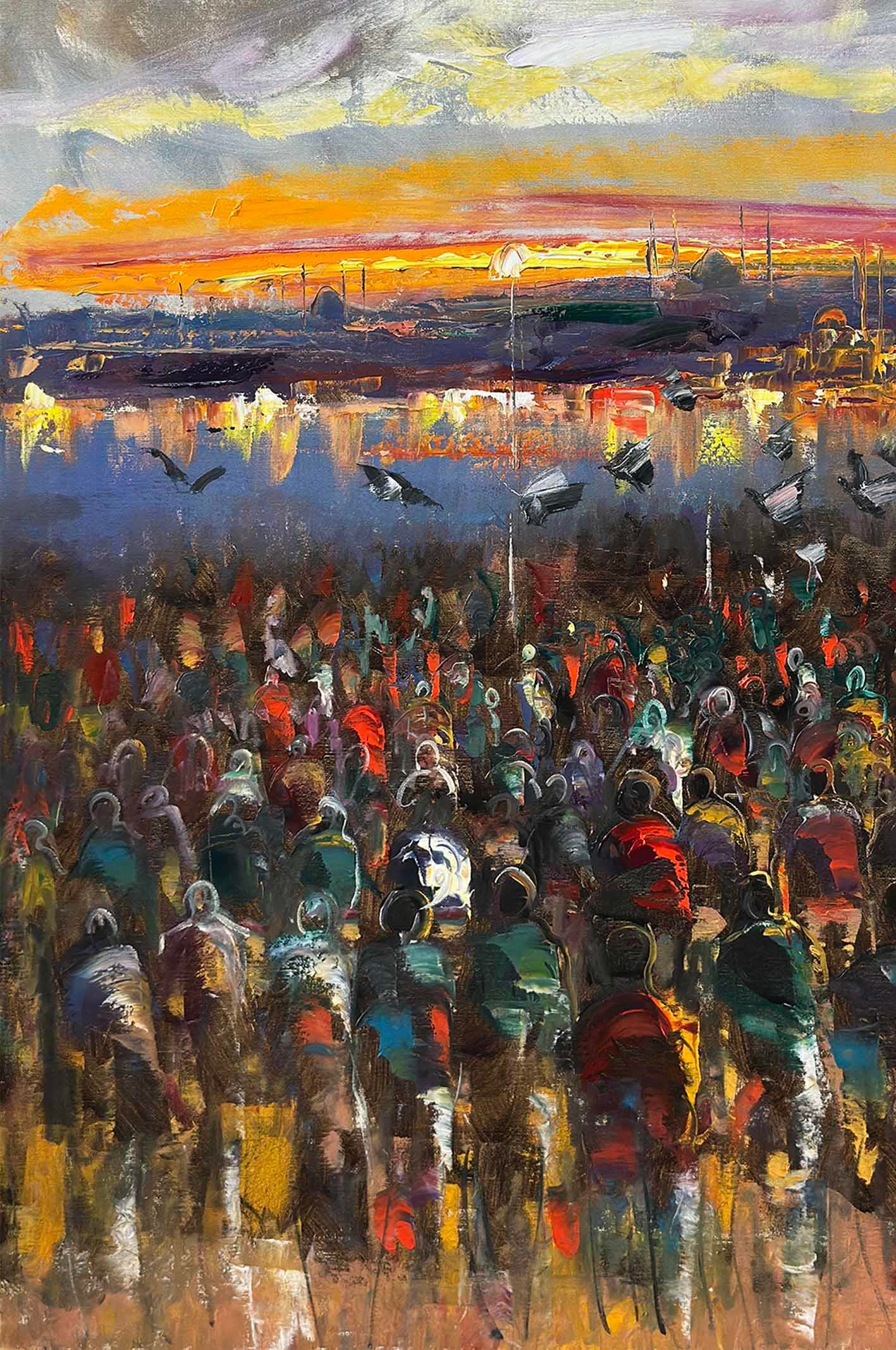 İstanbul'un İnsanları | Yağlı Boya Tablo