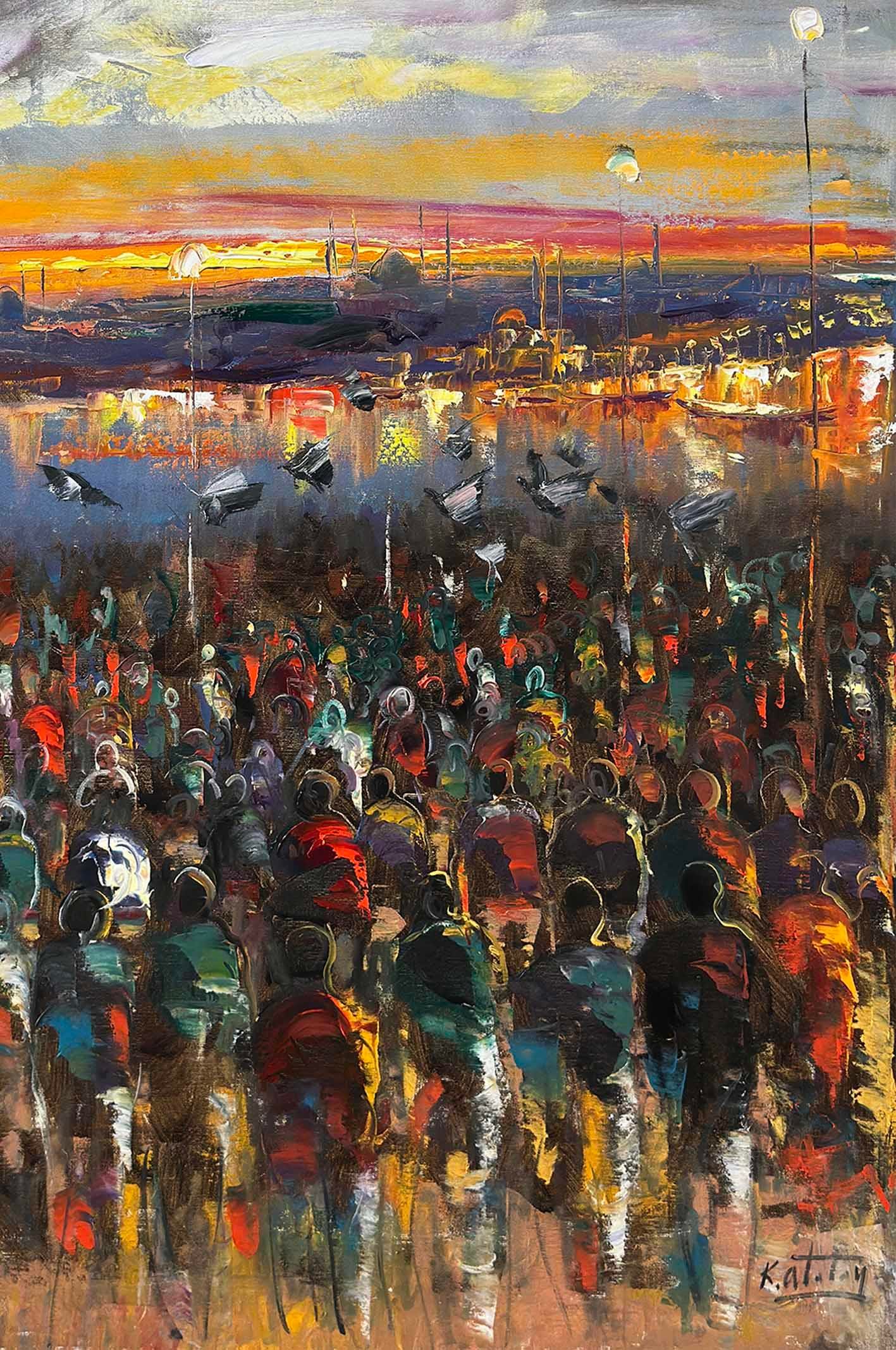 İstanbul'un İnsanları | Yağlı Boya Tablo