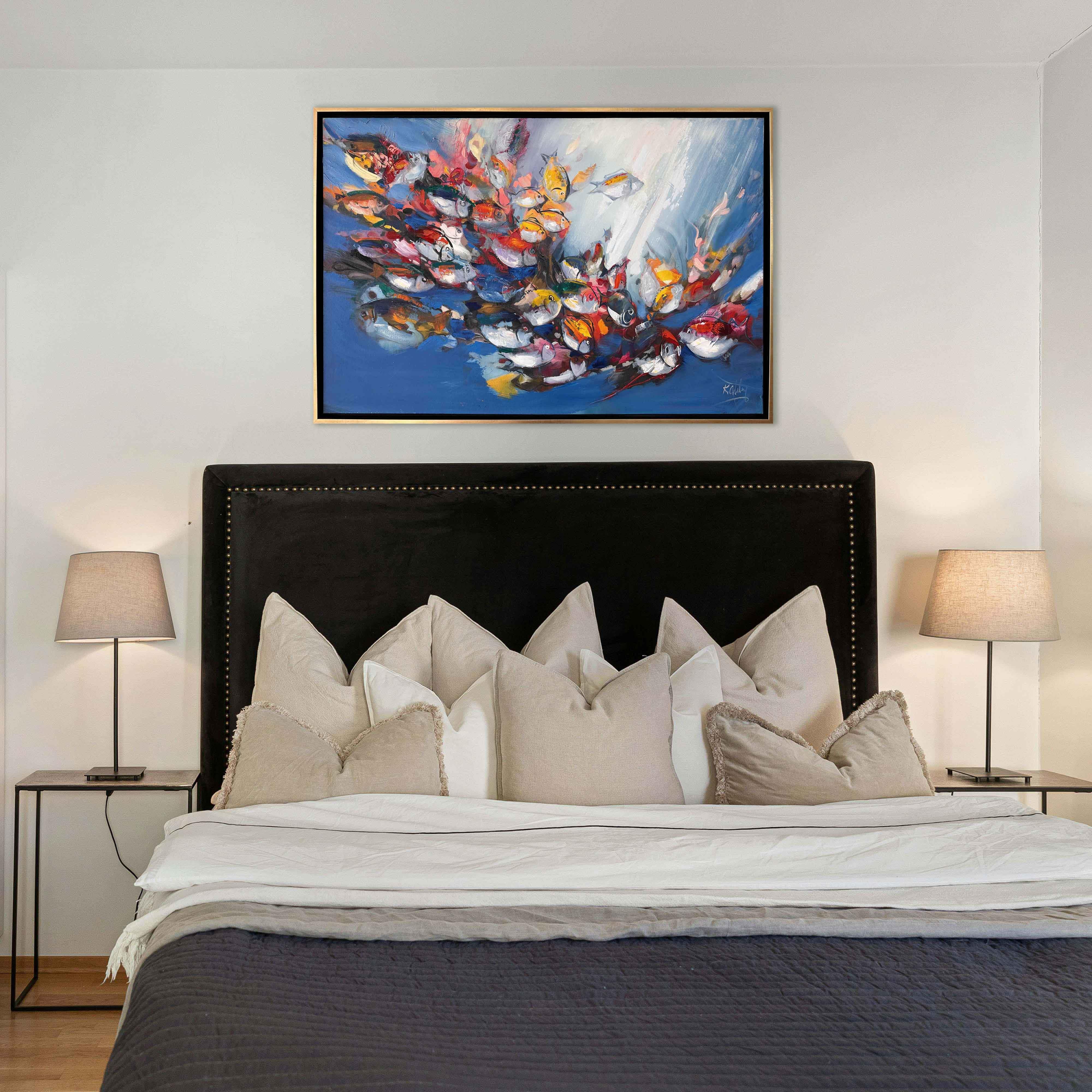 Japon Balıkları | Yağlı Boya Tablo