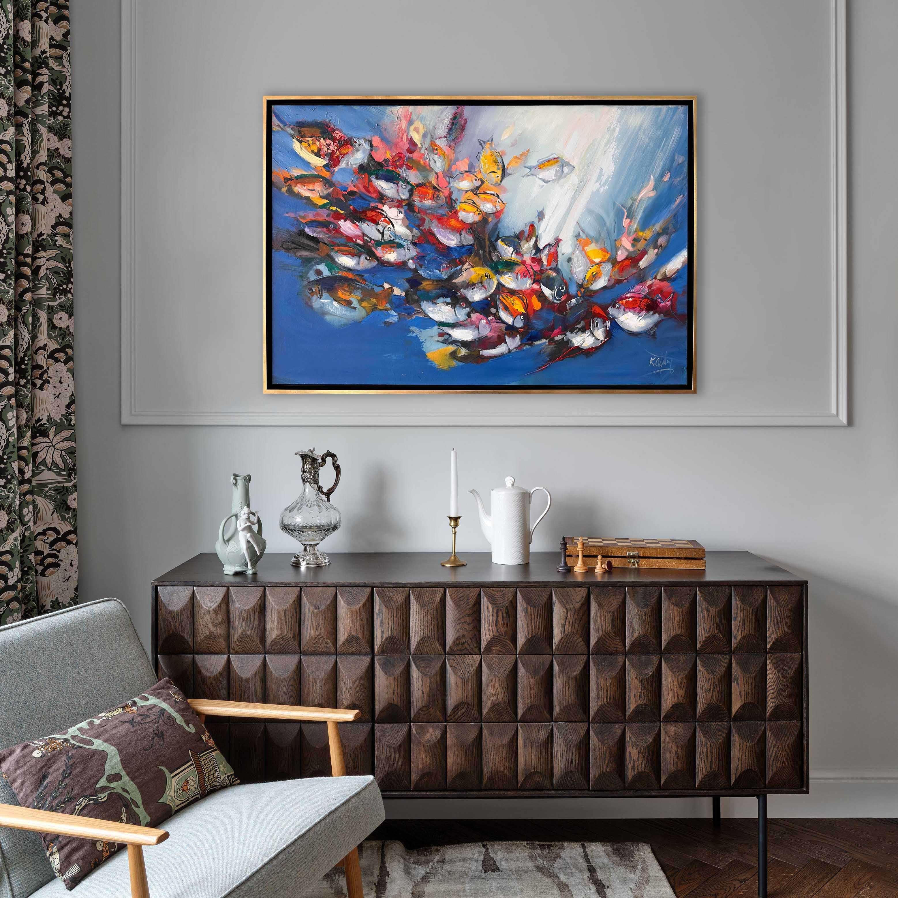 Japon Balıkları | Yağlı Boya Tablo