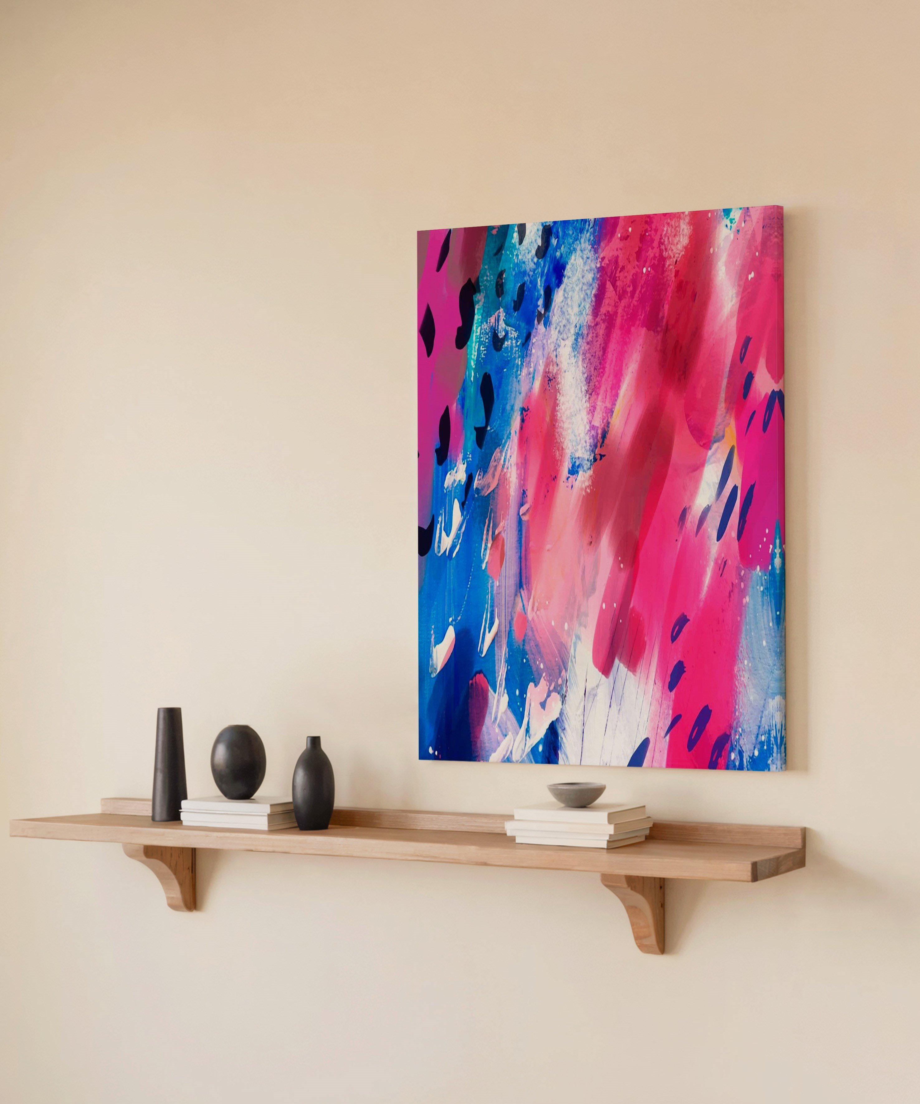 Karpuza Benzer | Yağlıboya dokulu canvas baskı