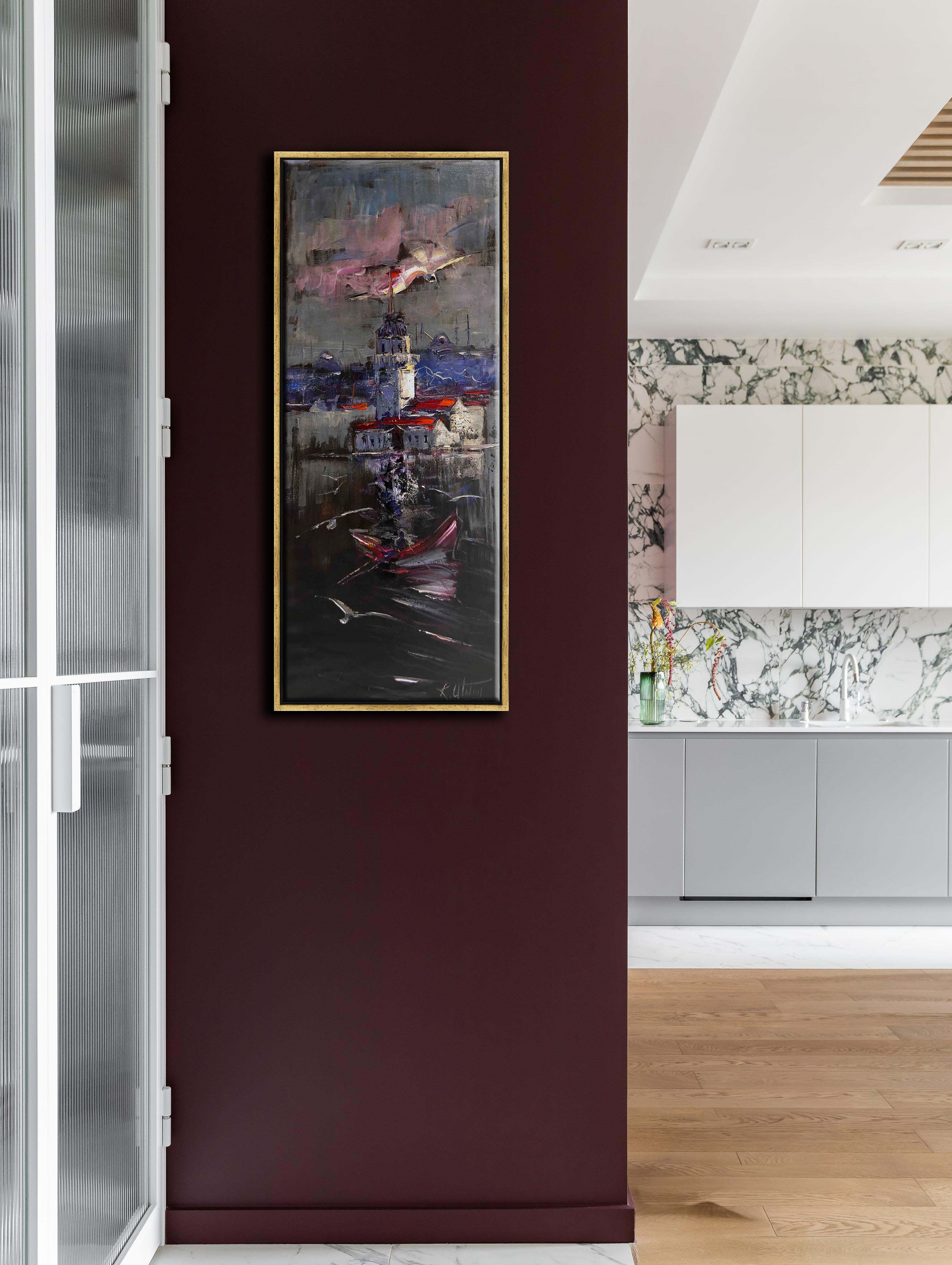 Kasvetli Galata | Yağlı Boya Tablo