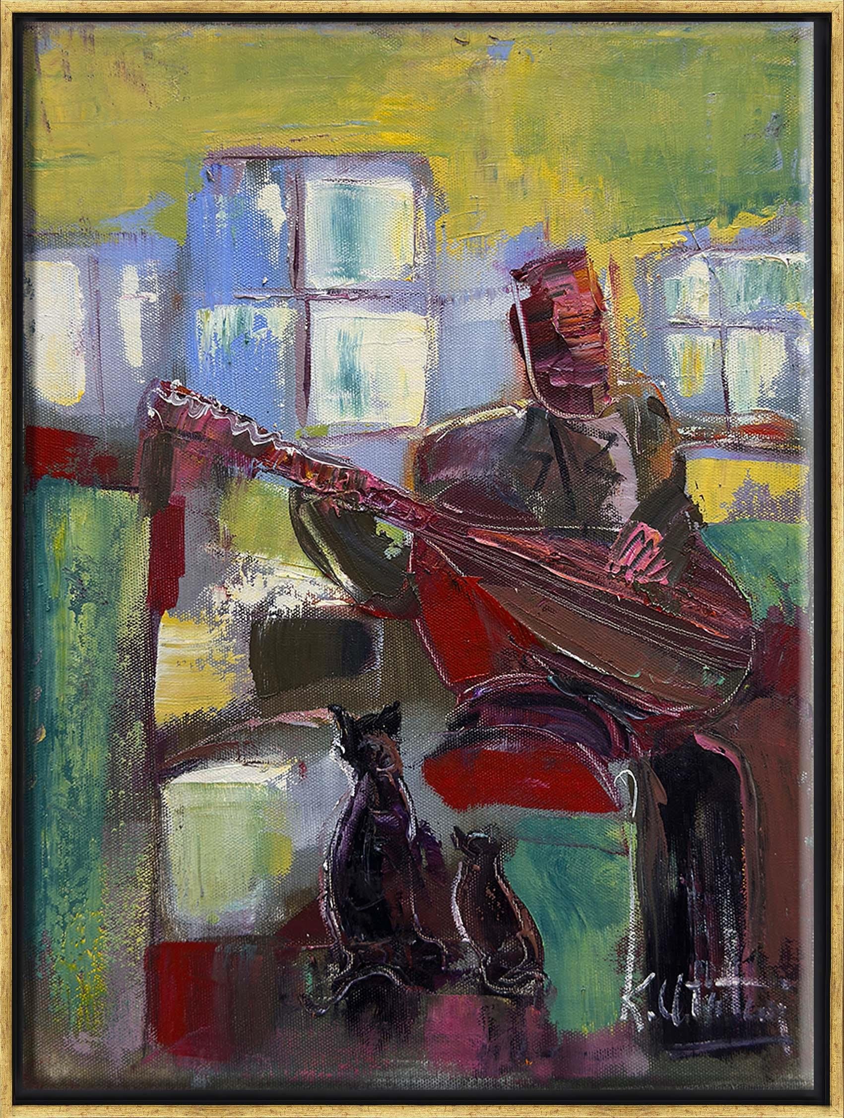 Kedilere Konser  | Yağlı Boya Tablo