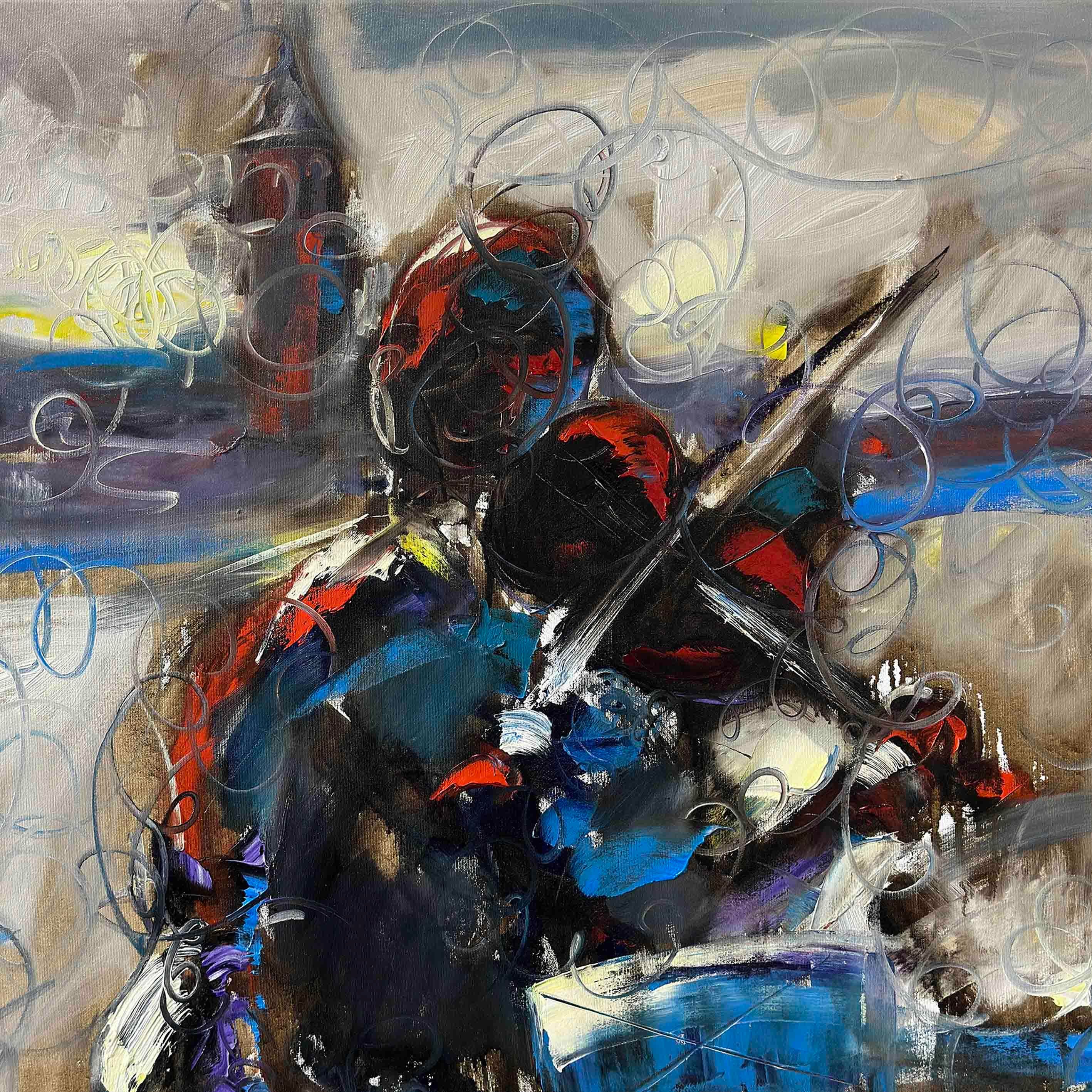 Keman Show | Yağlı Boya Tablo