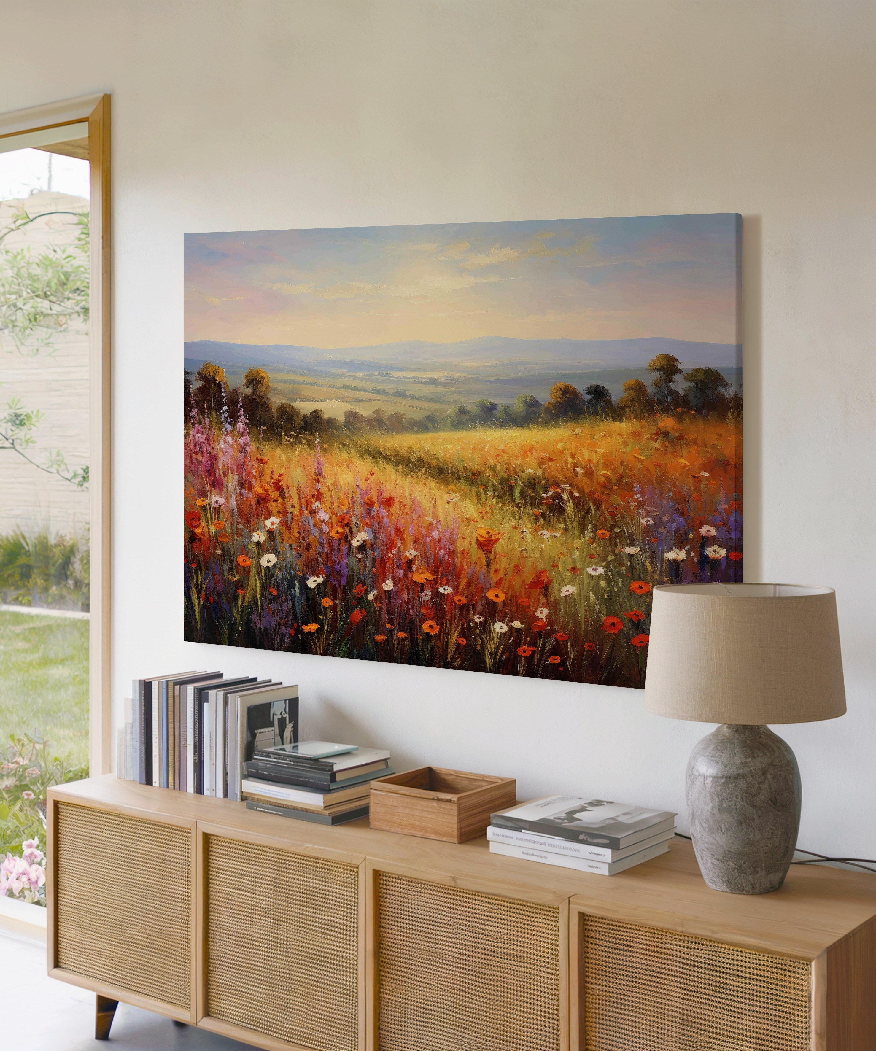 Kırın İlk Nefesi | Yağlı Boya Dokulu Canvas Baskı