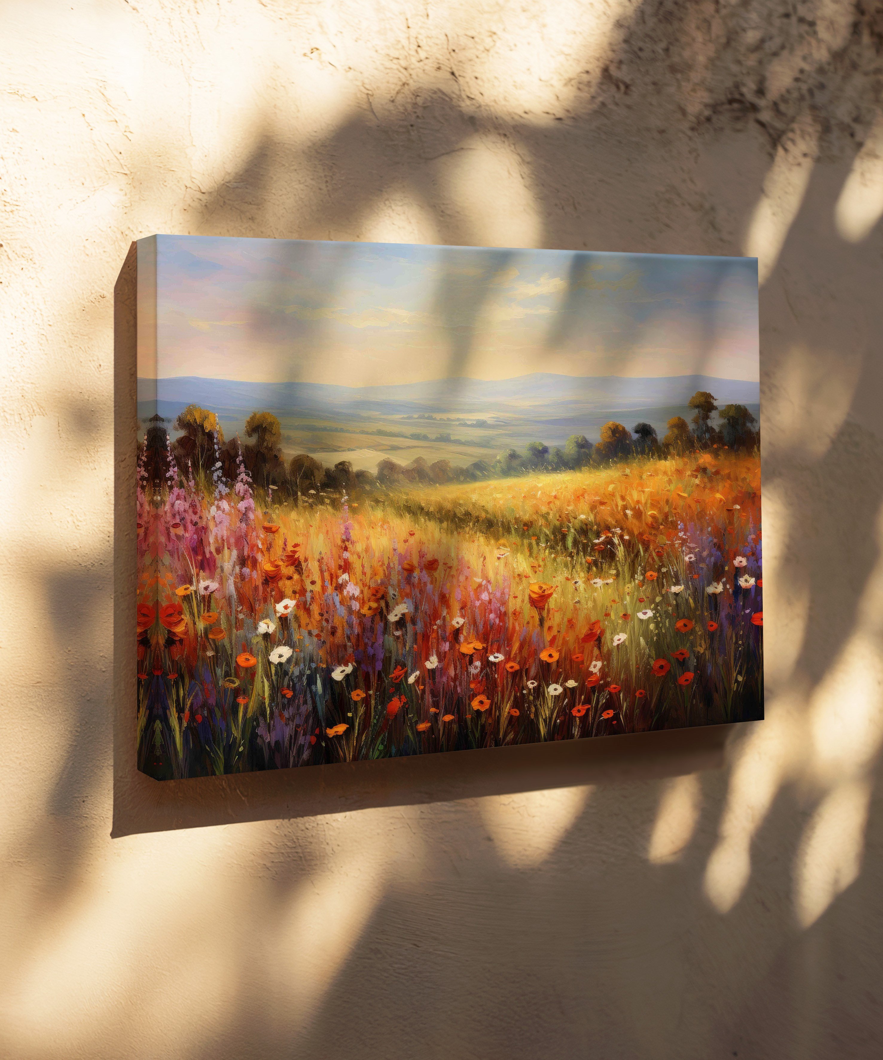 Kırın İlk Nefesi | Yağlı Boya Dokulu Canvas Baskı