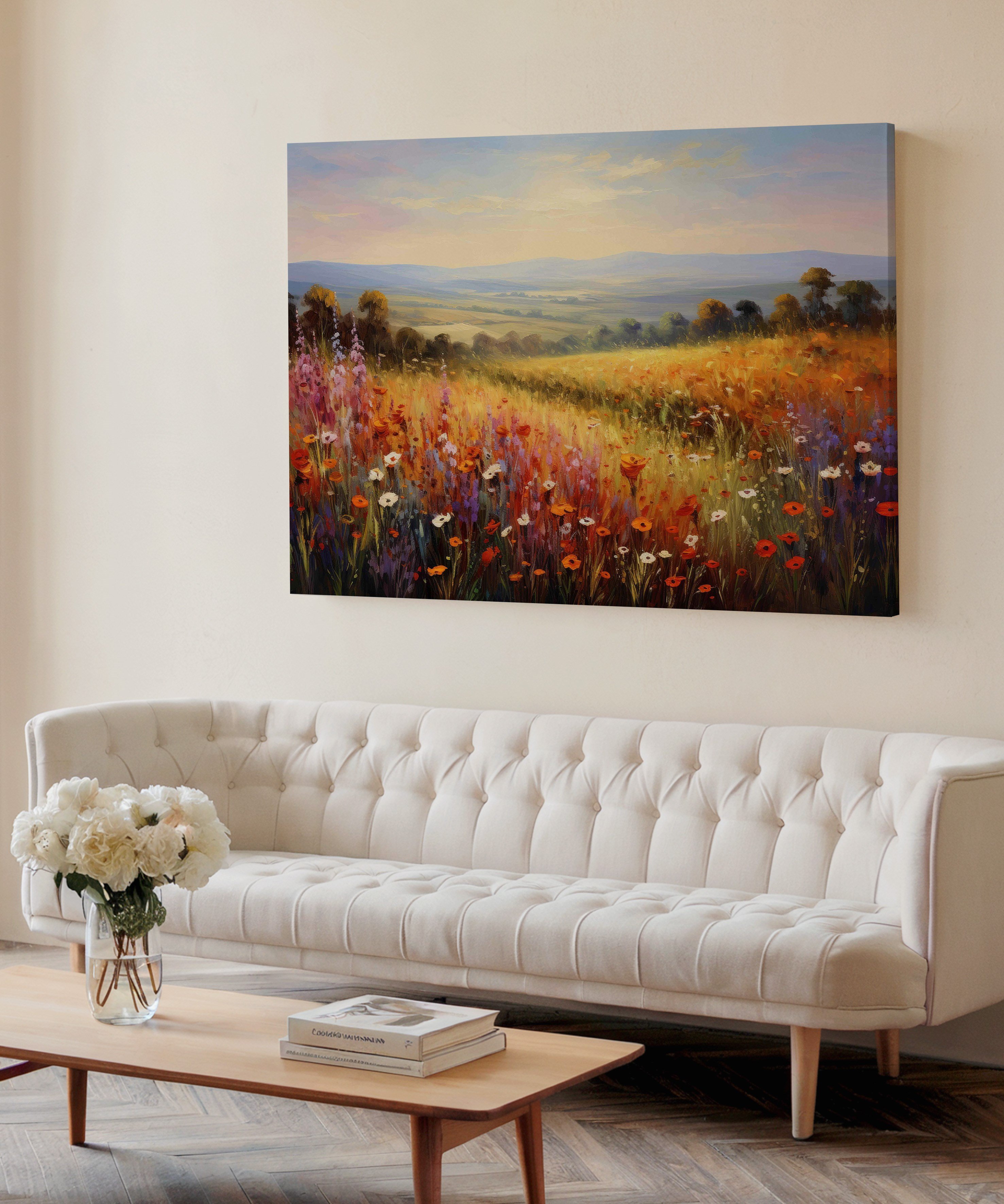 Kırın İlk Nefesi | Yağlı Boya Dokulu Canvas Baskı