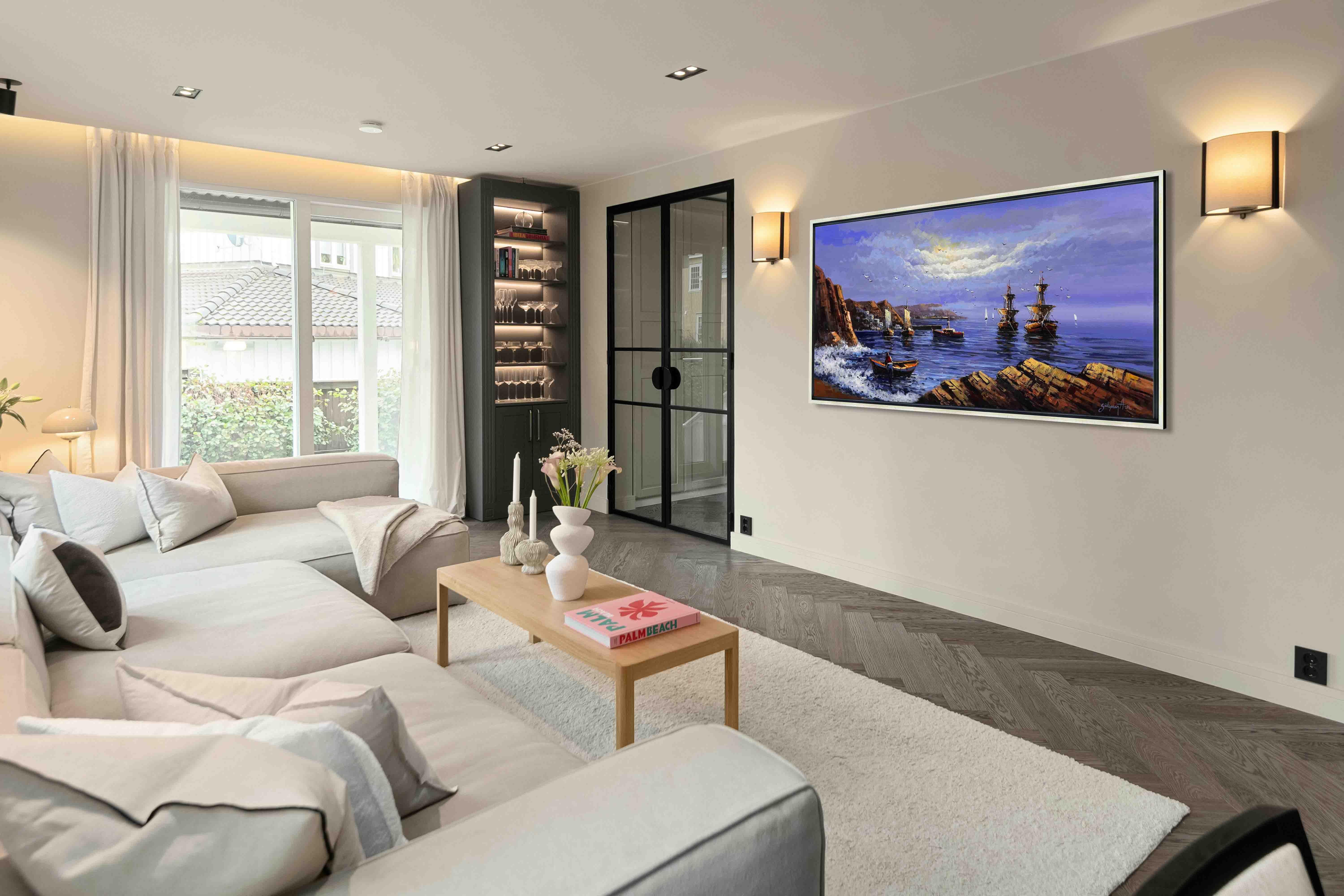 Kıyıdakiler | Yağlı Boya Tablo