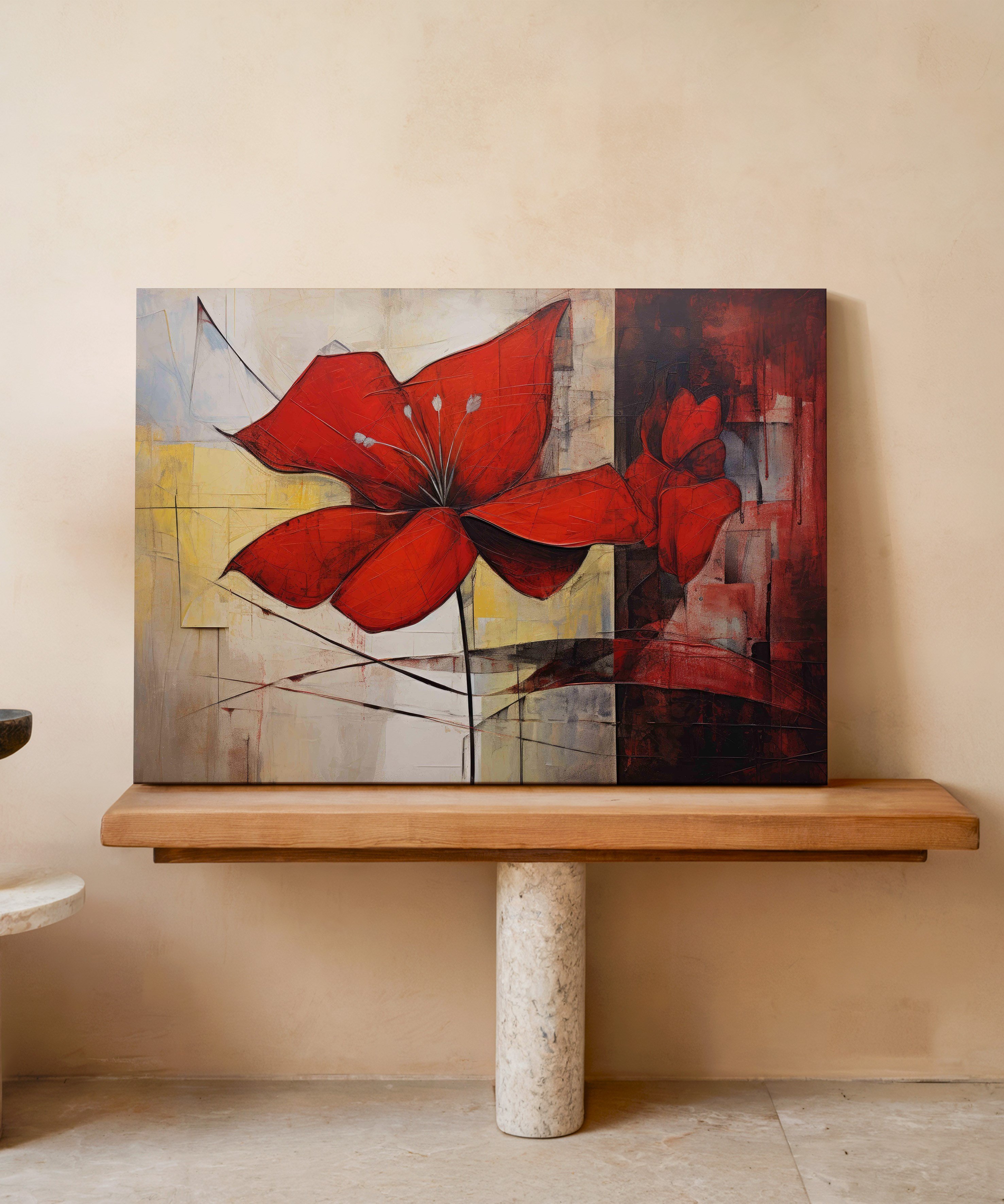 Korun Sessizliği | Yağlı Boya Dokulu Canvas Baskı