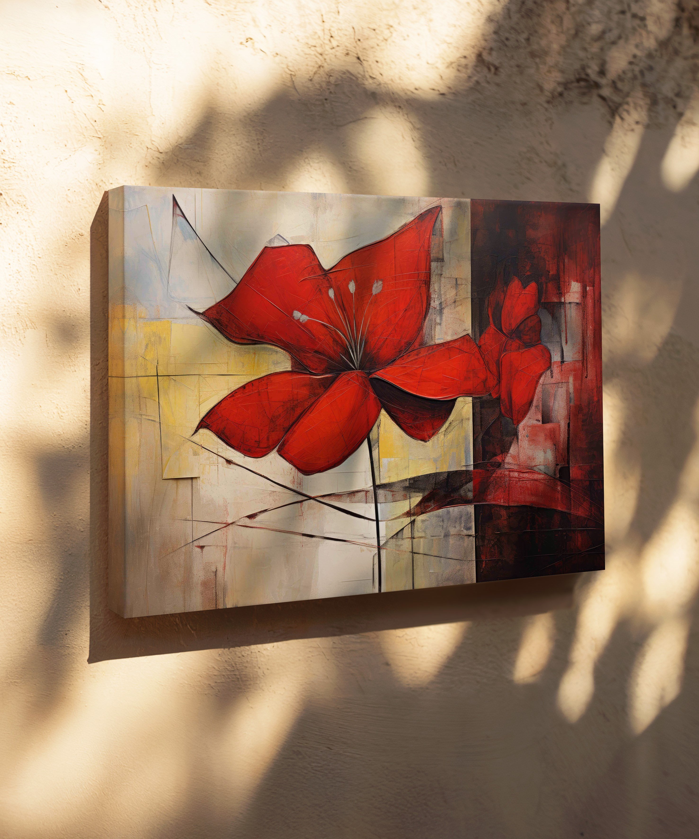 Korun Sessizliği | Yağlı Boya Dokulu Canvas Baskı
