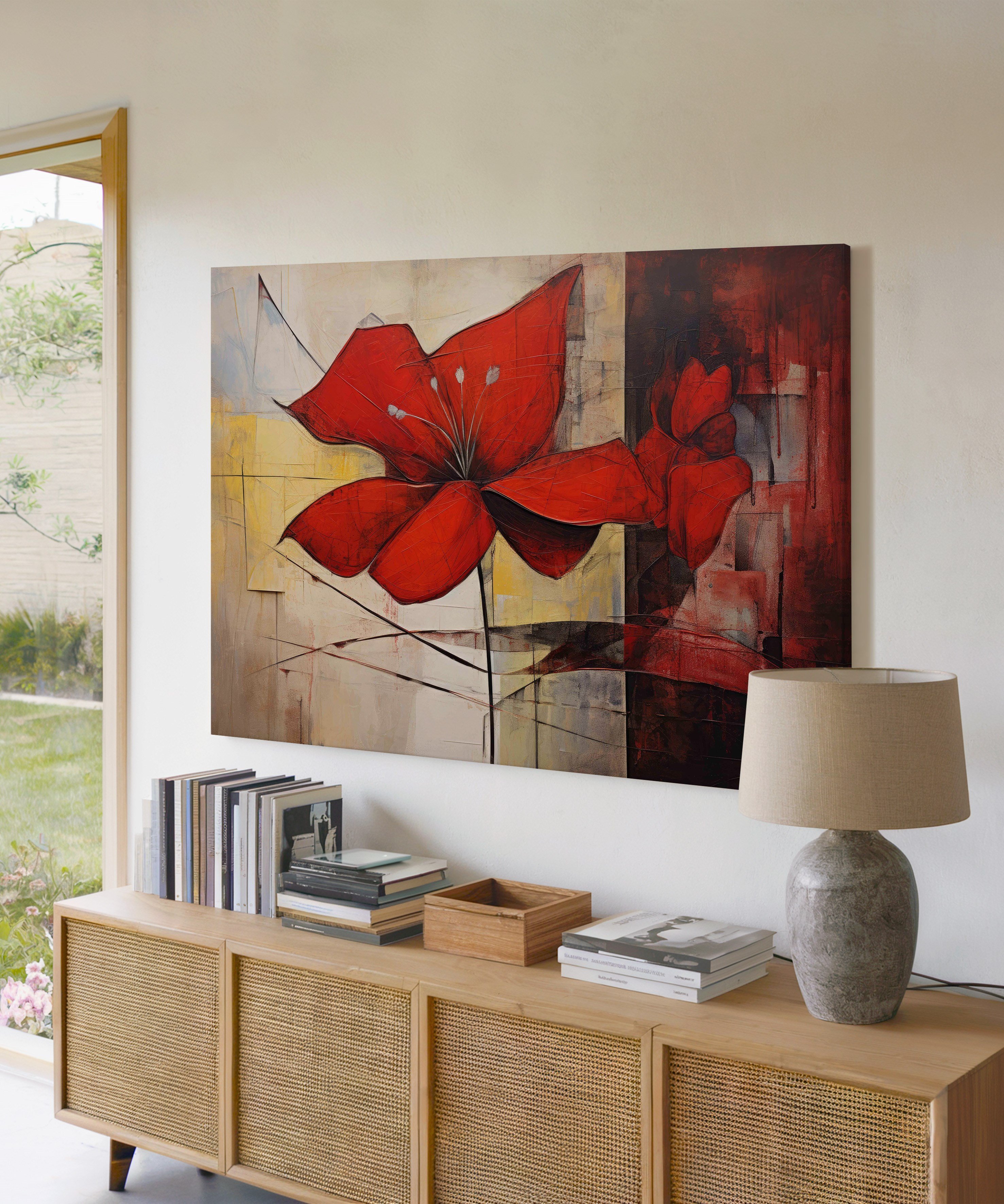 Korun Sessizliği | Yağlı Boya Dokulu Canvas Baskı