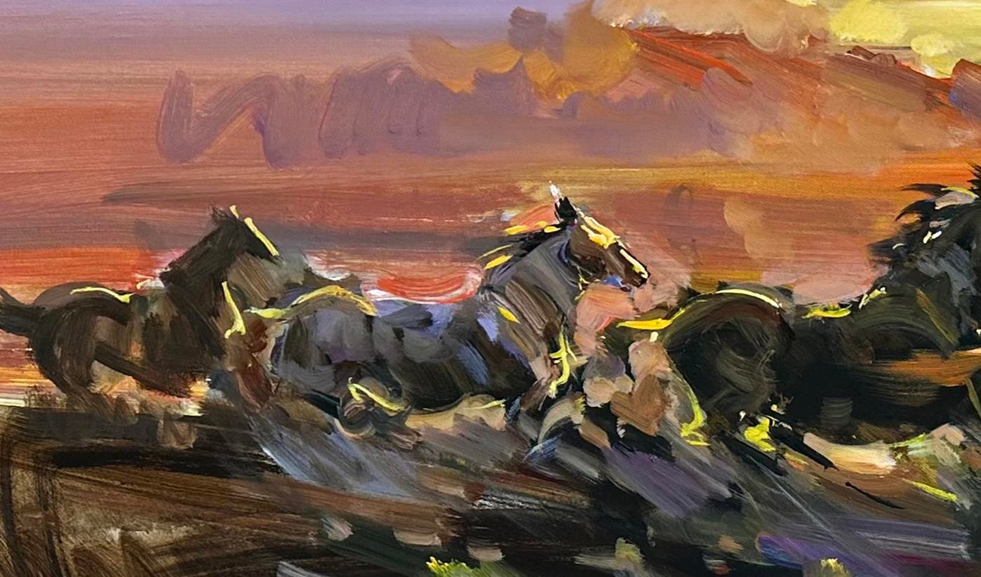 Koşan Atlar | Yağlı Boya Tablo