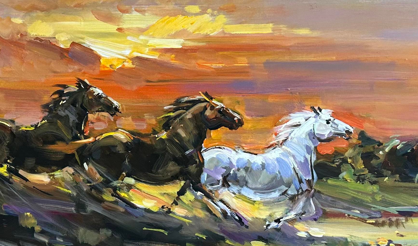 Koşan Atlar | Yağlı Boya Tablo