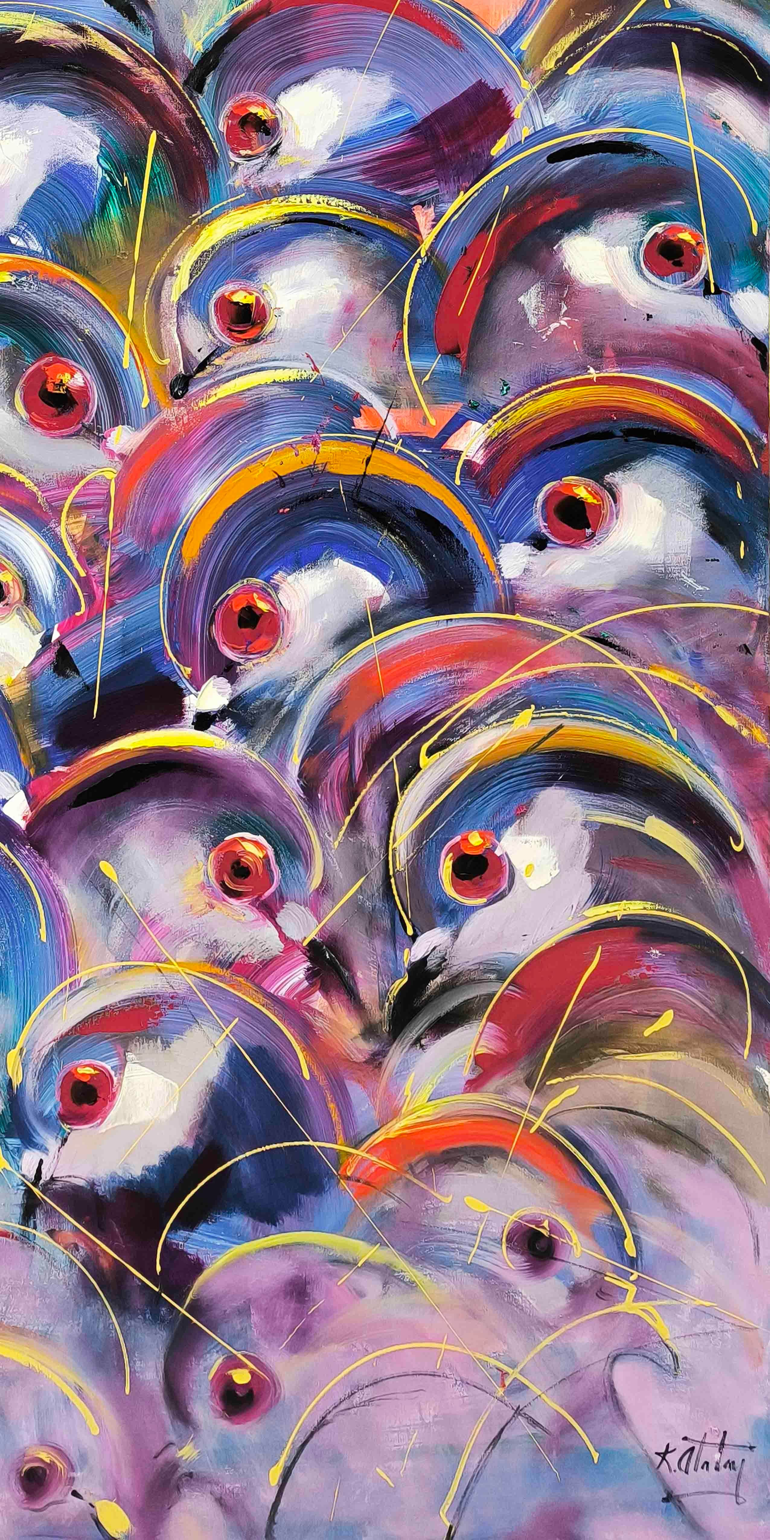 Kuş Bakışları | Yağlı Boya Tablo