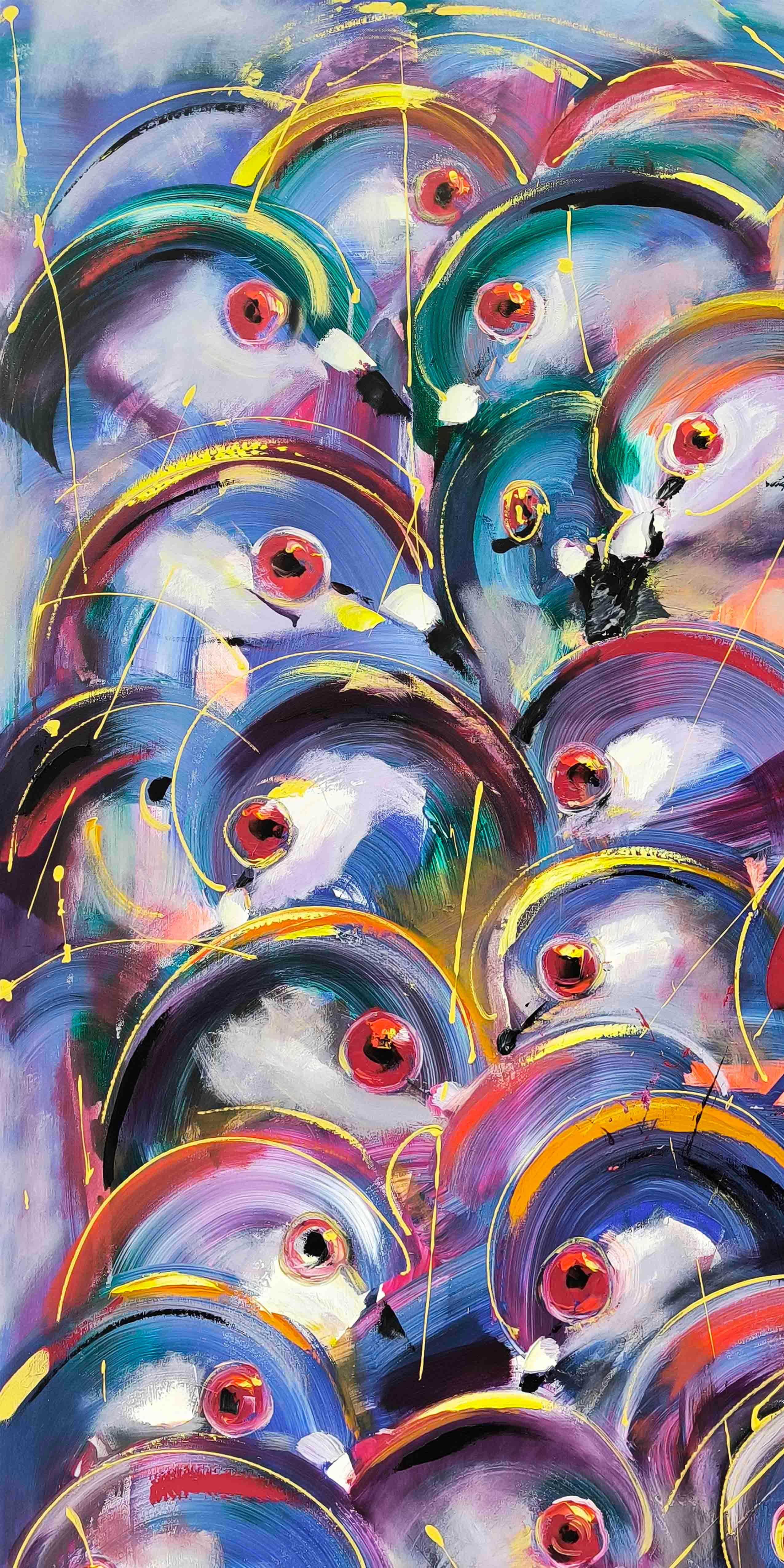 Kuş Bakışları | Yağlı Boya Tablo