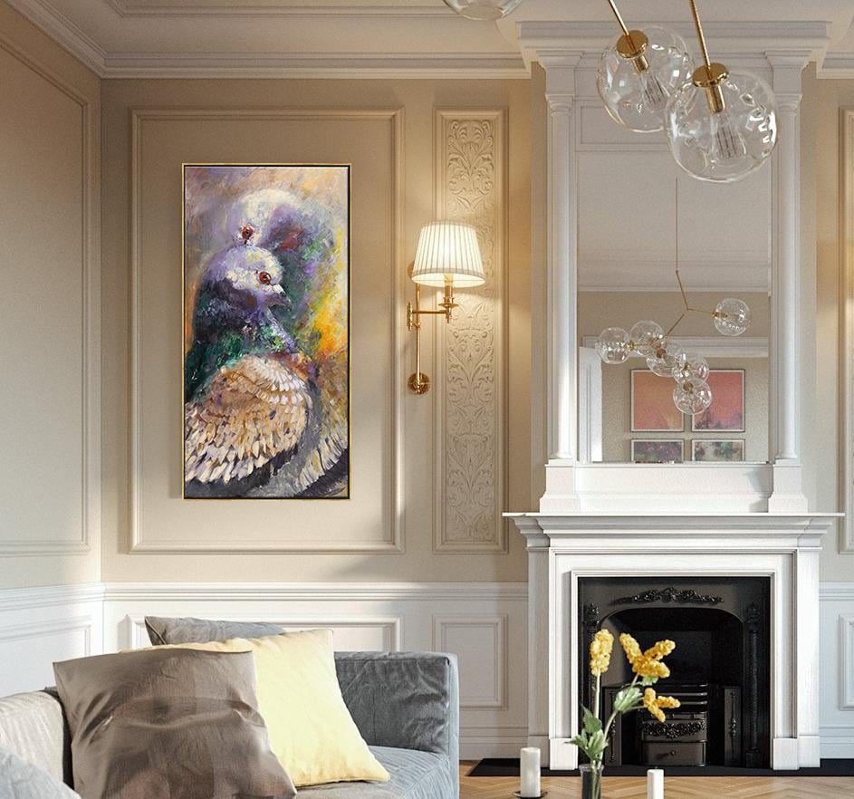 Kuş Sarmalı | Yağlı Boya Tablo