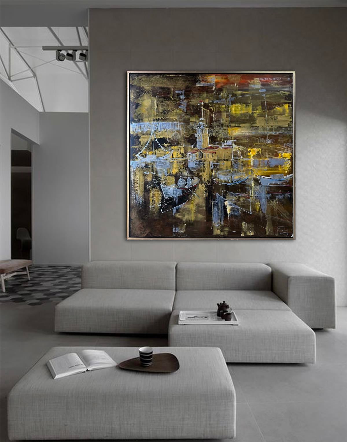 Manzara yağlı boya tablolarkozaart galeri | El yapımı orjinal yağlı boya tablo satış sitesi