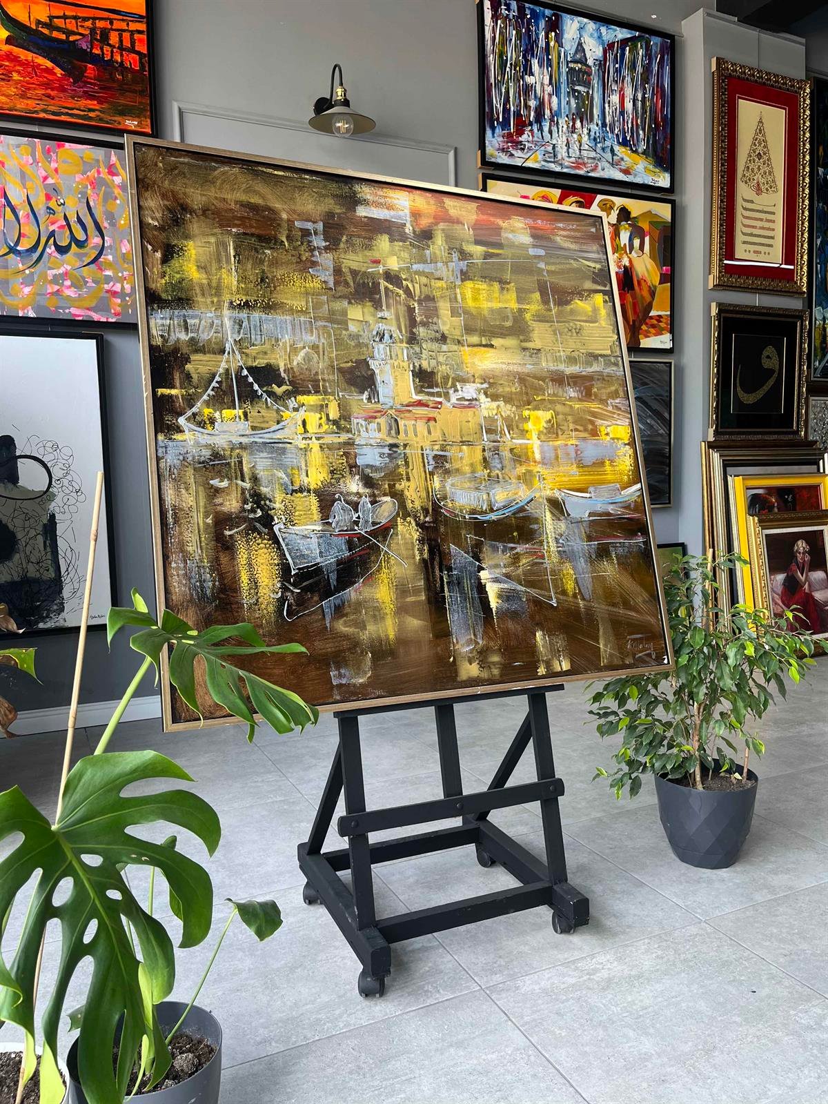 Manzara yağlı boya tablolarkozaart galeri | El yapımı orjinal yağlı boya tablo satış sitesi