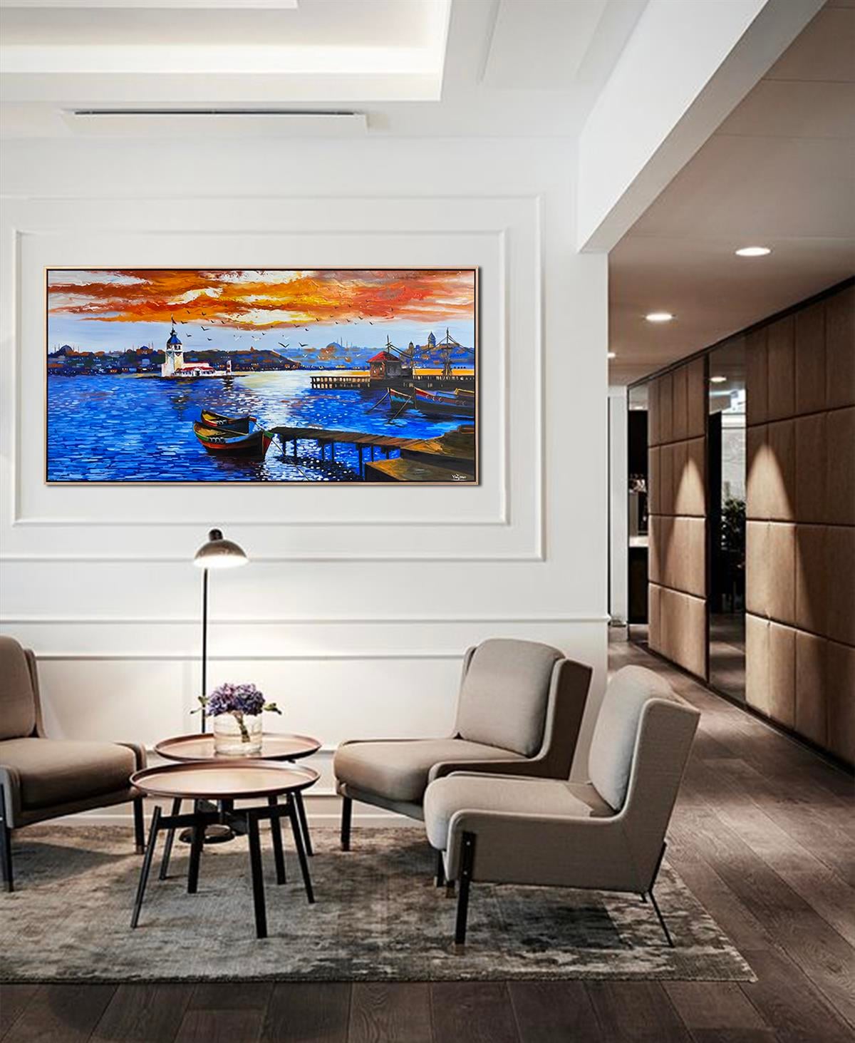 Manzara yağlı boya tablolarkozaart galeri | El yapımı orjinal yağlı boya tablo satış sitesi