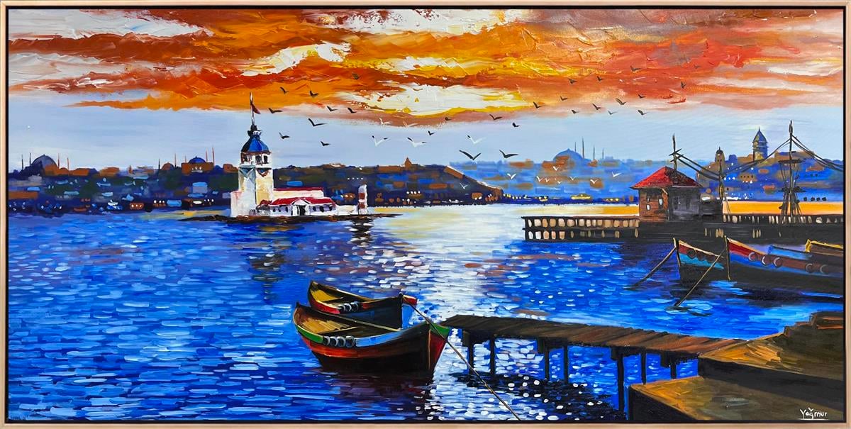 Manzara yağlı boya tablolarkozaart galeri | El yapımı orjinal yağlı boya tablo satış sitesi