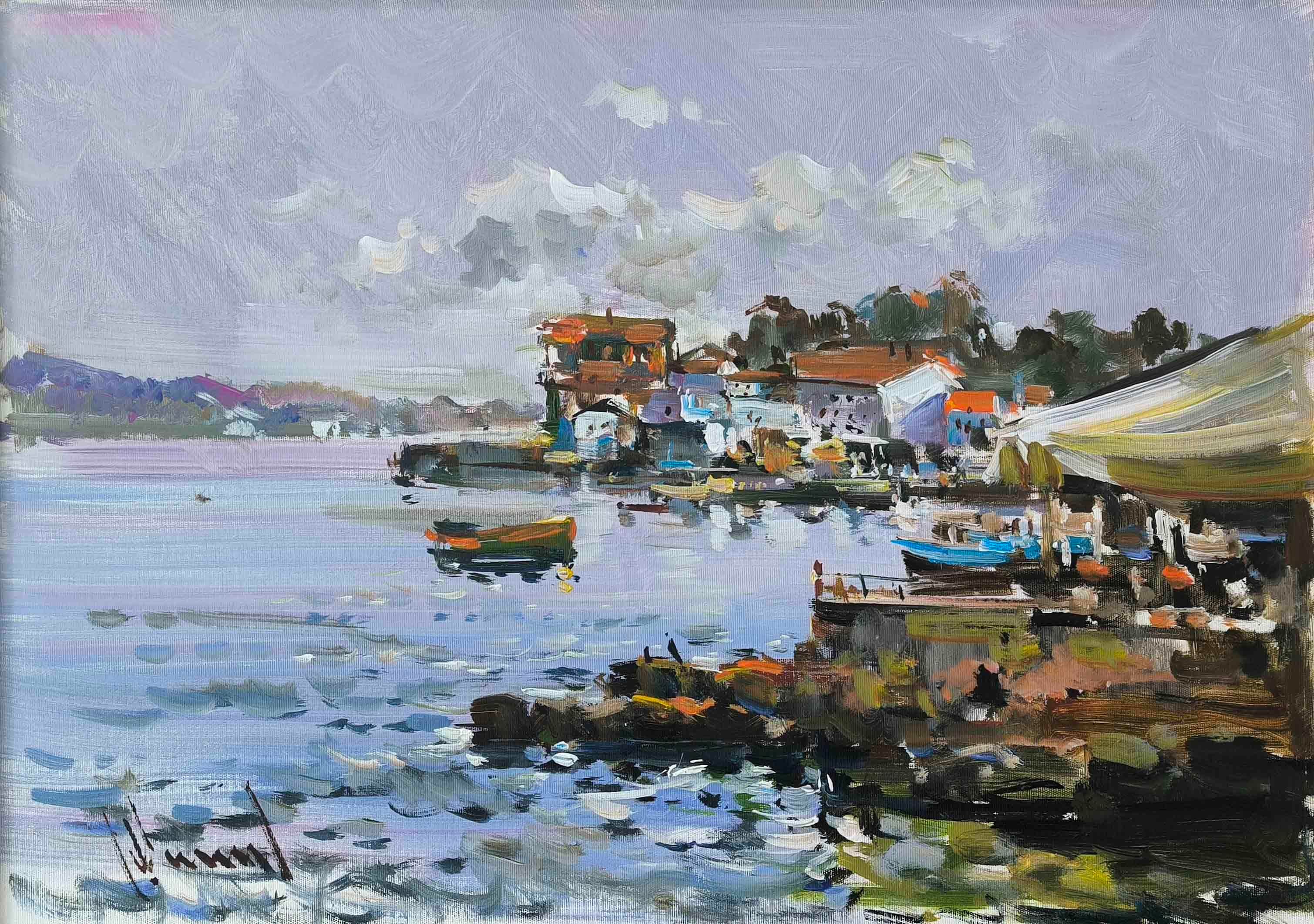 Manzara yağlı boya tablolarkozaart galeri | El yapımı orjinal yağlı boya tablo satış sitesi