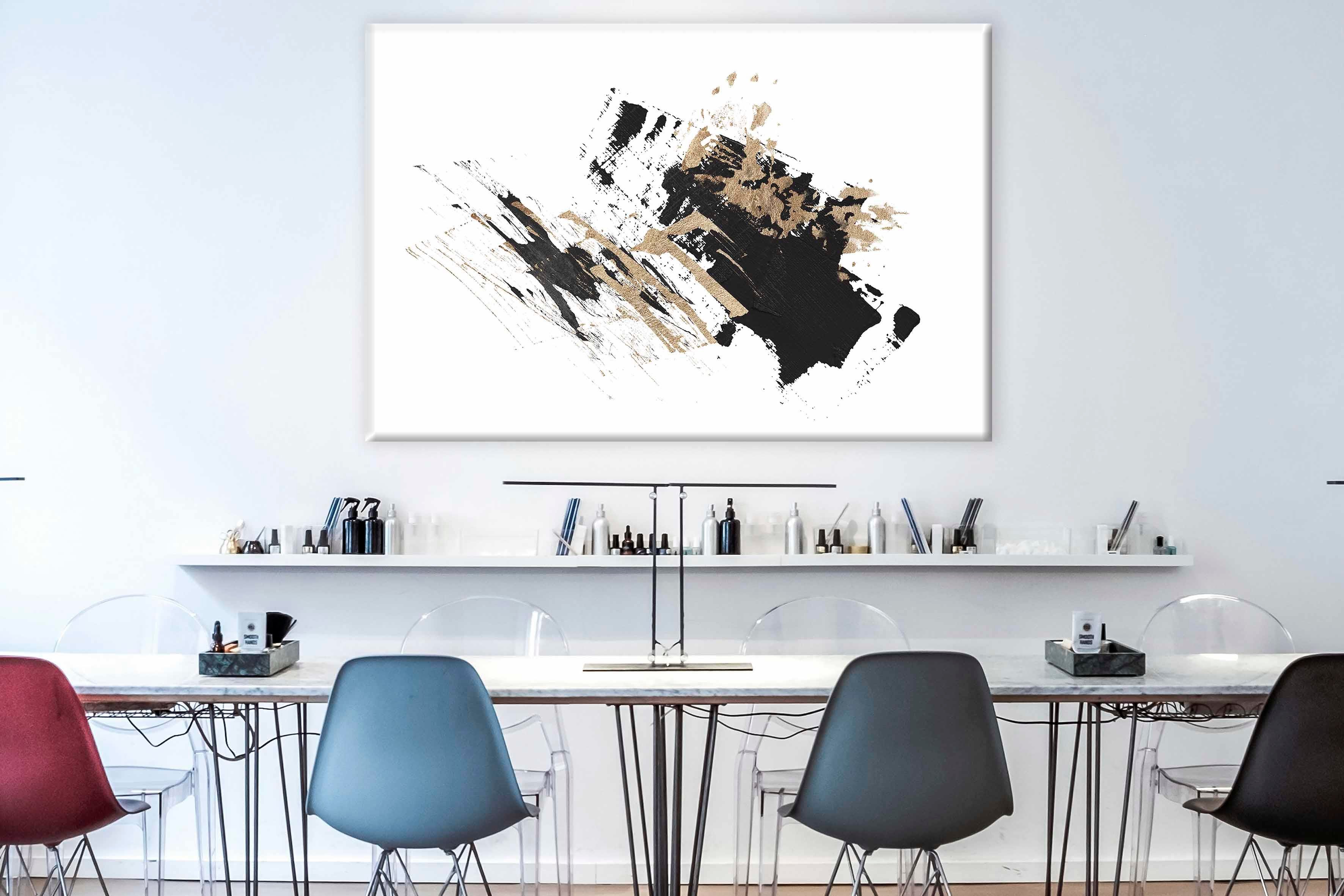 Minimal Soyut 1 | Yağlıboya dokulu canvas baskı