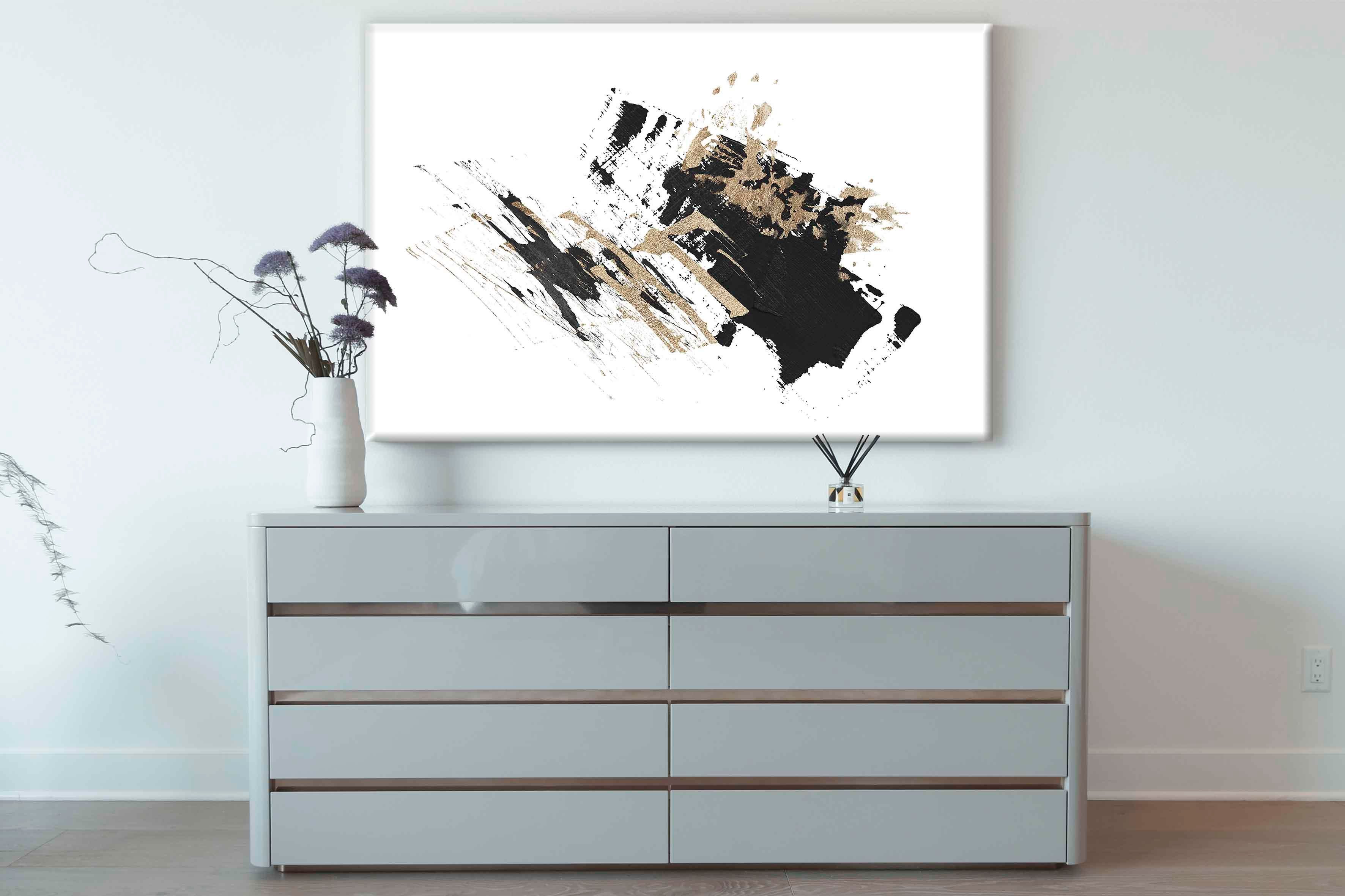 Minimal Soyut 1 | Yağlıboya dokulu canvas baskı