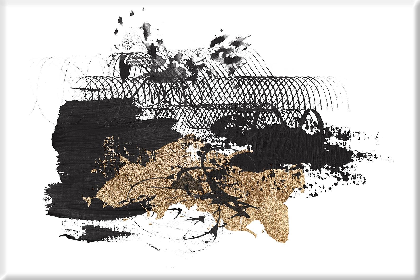 Minimal Soyut 2 | Yağlıboya dokulu canvas baskı