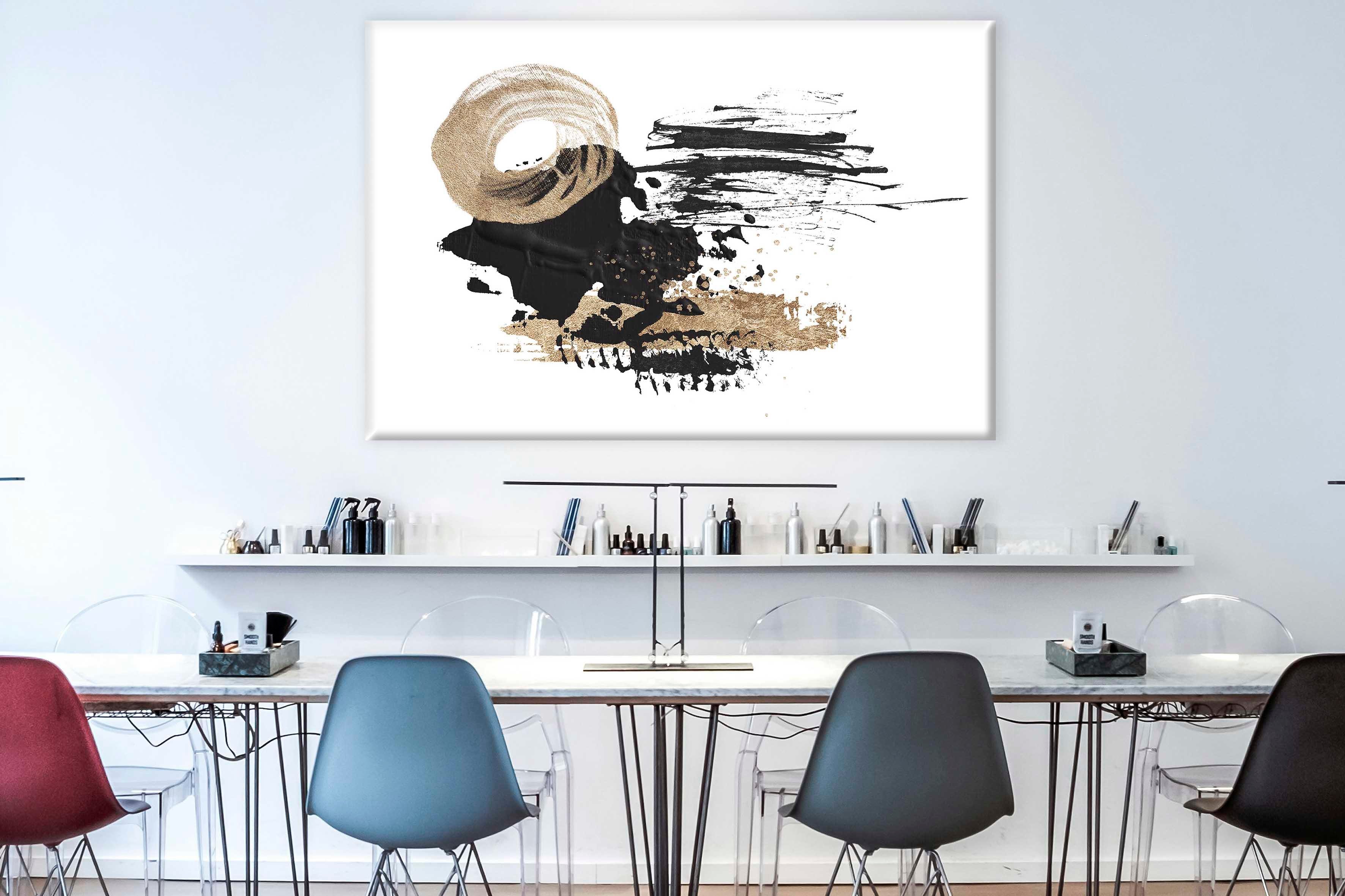 Minimal Soyut 3 | Yağlıboya dokulu canvas baskı